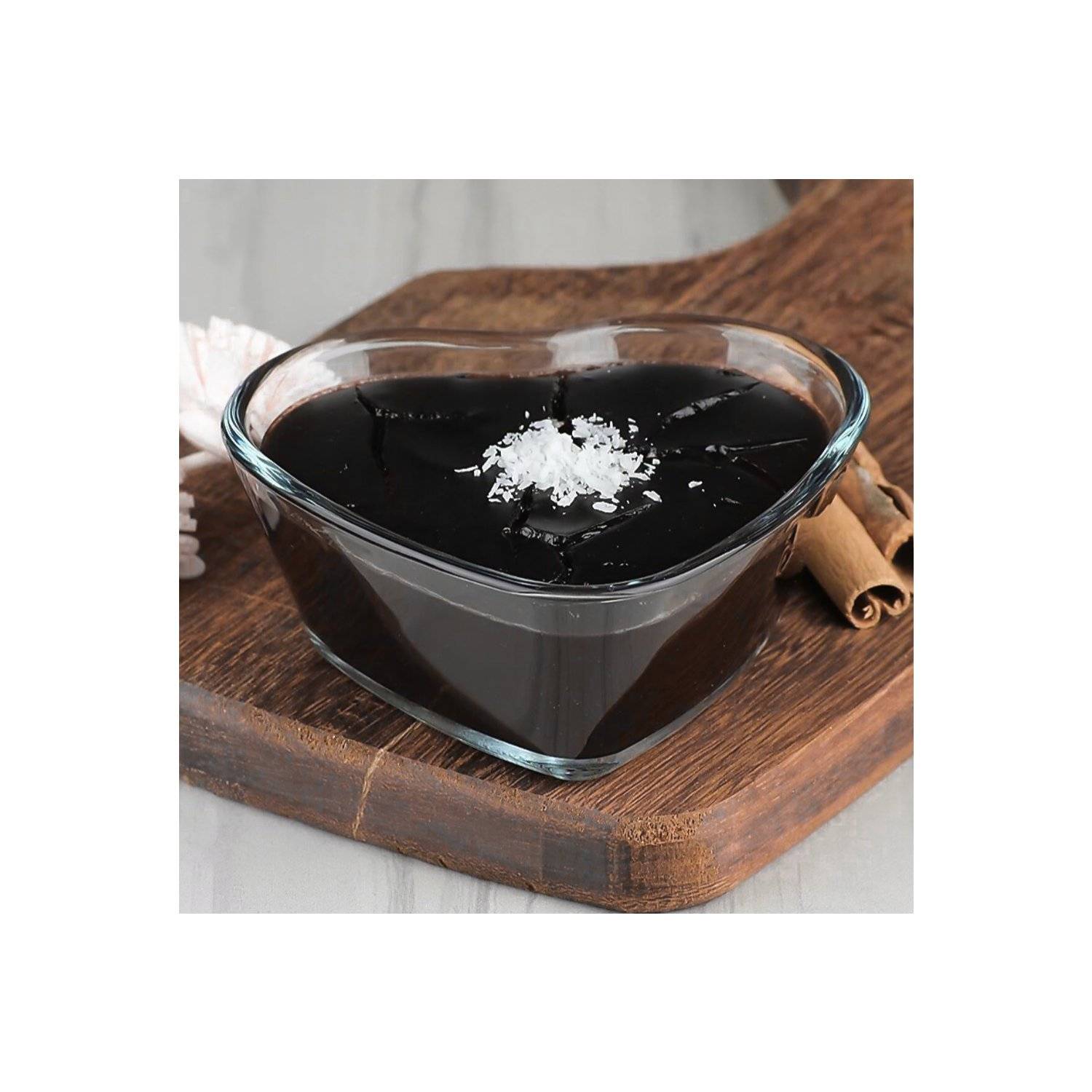 Herzförmige Backform Kuchenform aus Glas Ideal für Kuchen, Desserts und andere Leckereien 270ml