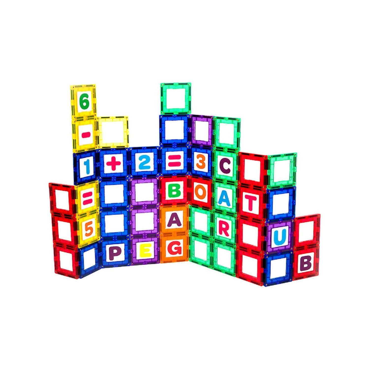 3D-Magnetbausteine Vielseitiges Set Lernen durch Spiel für kreative Köpfe Erweiterung 80 tlg.
