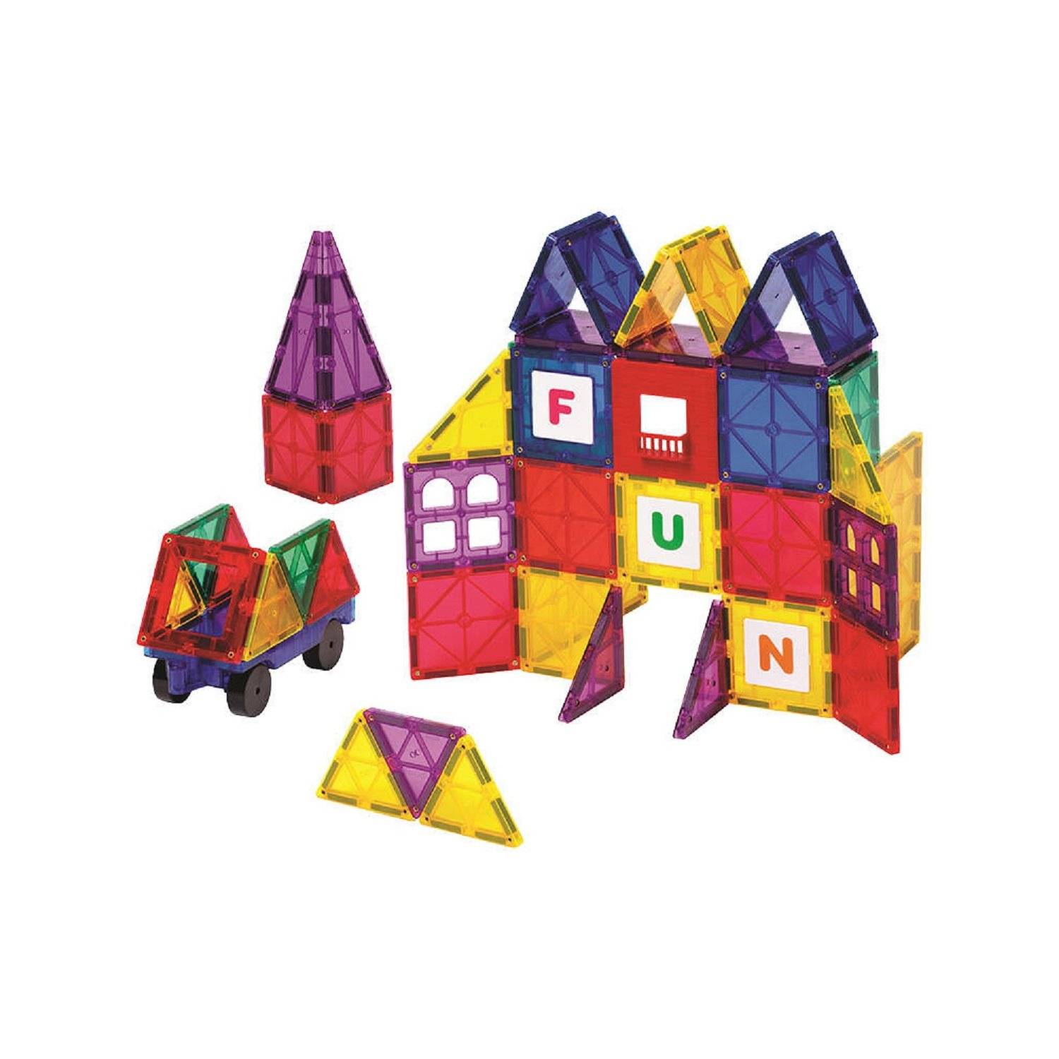 3D-Magnetbausteine Vielseitiges Set Lernen durch Spiel für kreative Köpfe Autoerweiterung 50 tlg.