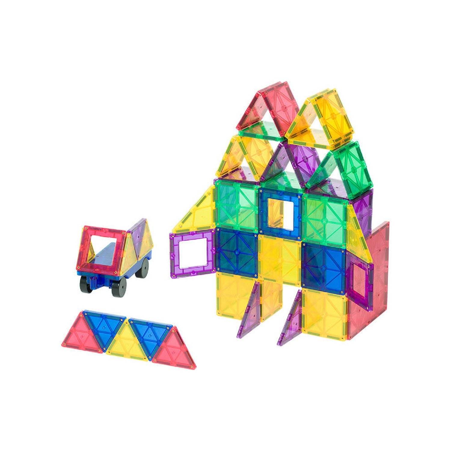 3D-Magnetbausteine Vielseitiges Set Lernen durch Spiel für kreative Köpfe Autoerweiterung 50 tlg.