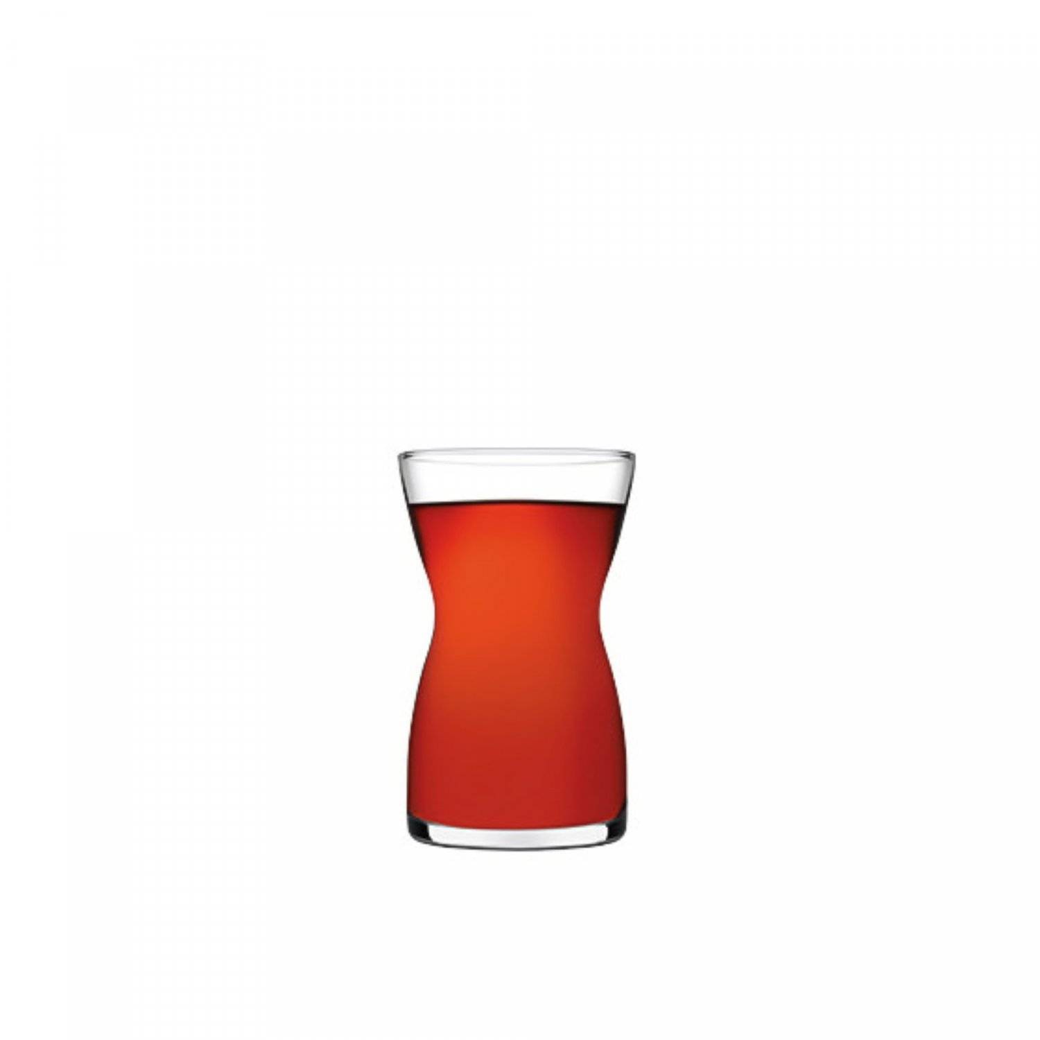 Irmak Teegläser Set 6-teilig aus Glas 125 ml transparent für einen aromatischen Teegenuss