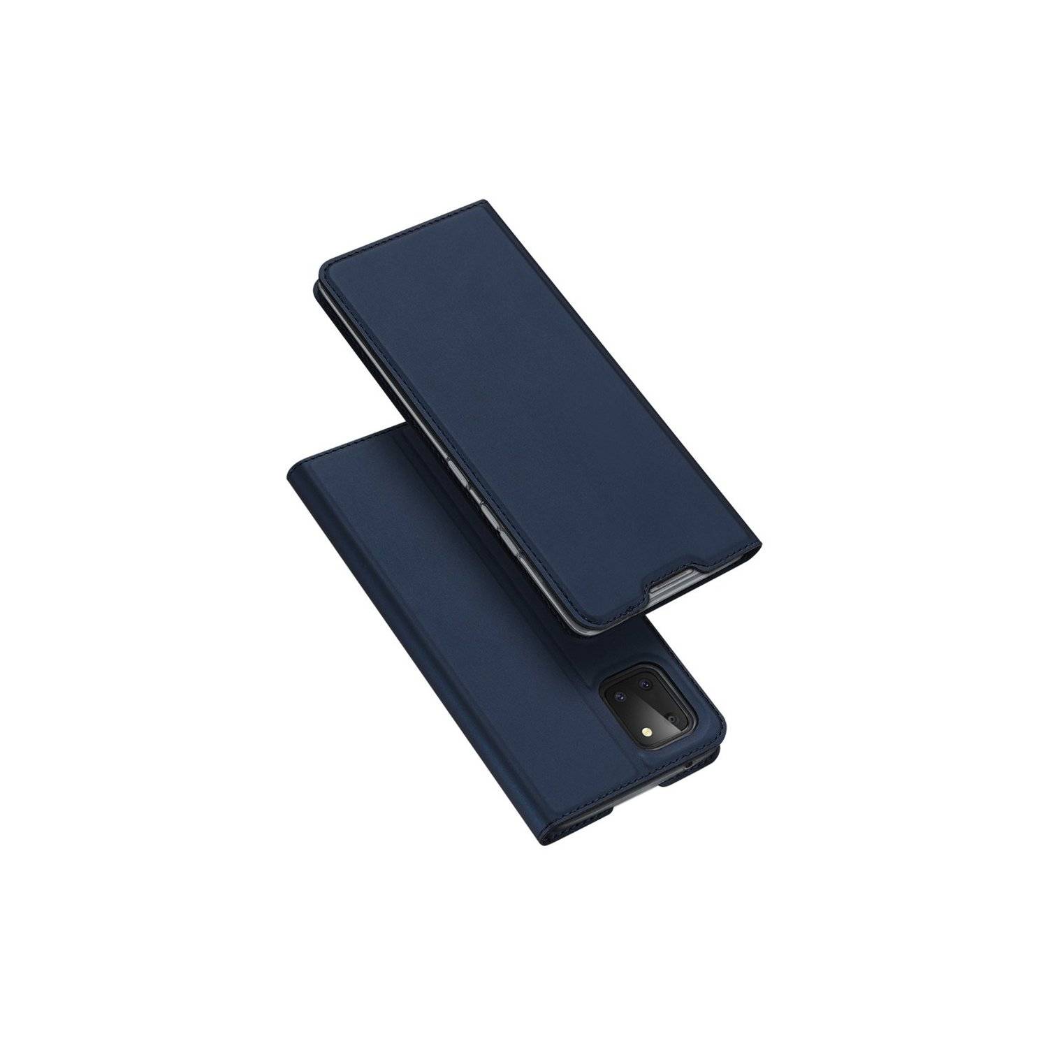 Skin Pro Hülle mit Klappe und Kartenfach kompatibel mit Xiaomi Redmi Note 13 4G Blau