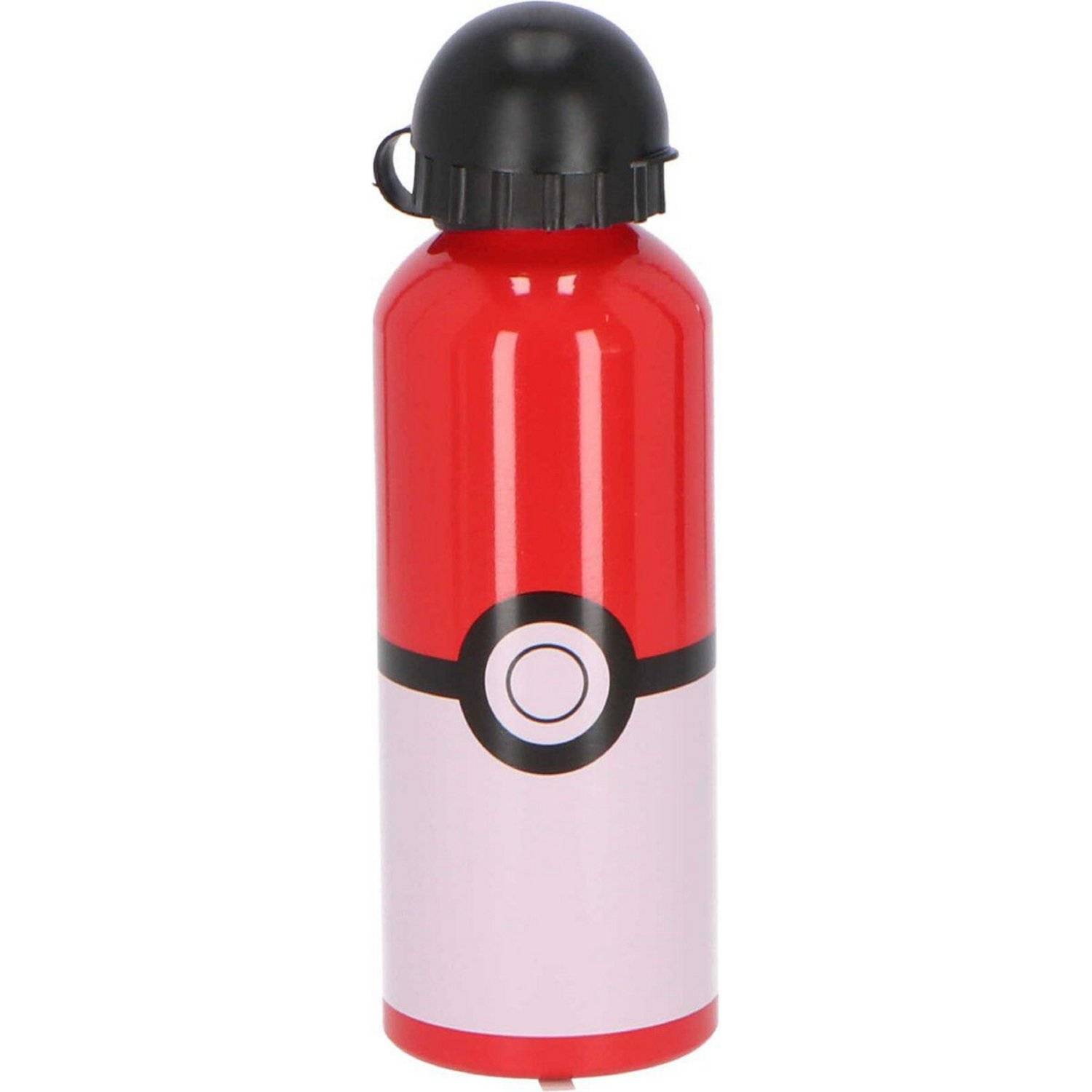 Pokémon Kinder Wasserflasche Trinkflasche aus Aluminium 500 ml Rot