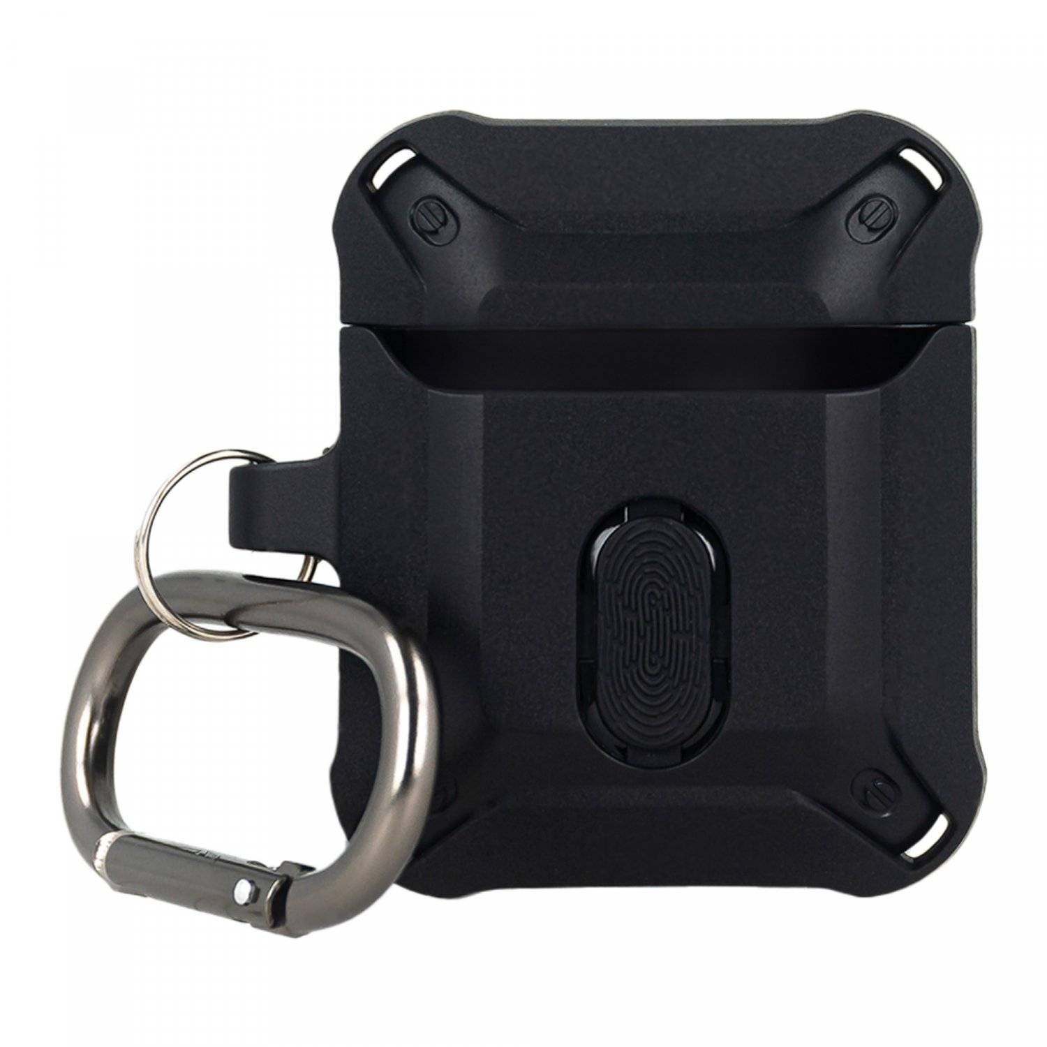 Kopfhörerhülle Nitro Etui kompatibel mit AirPods 3 aus TPU mit einem Karabiner Rot