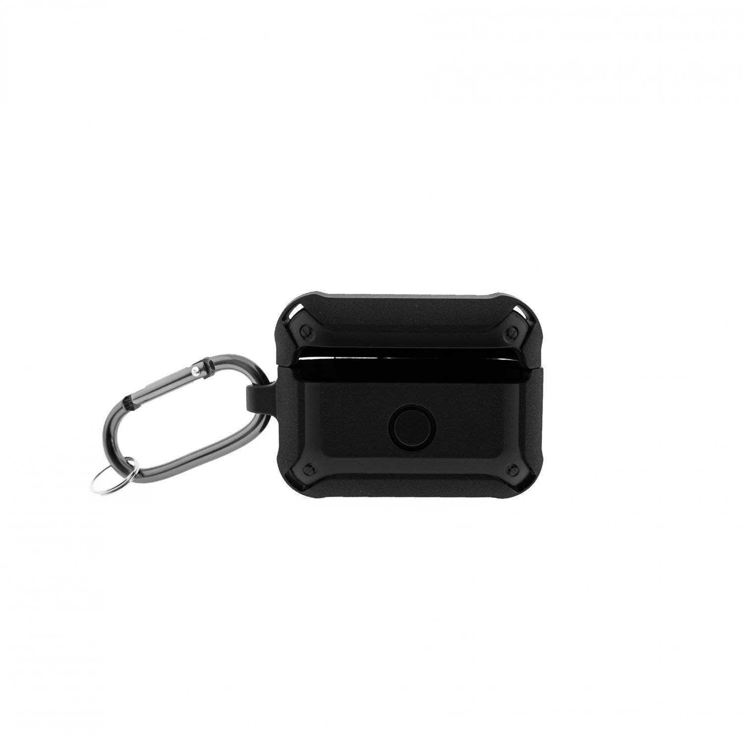 Kopfhörerhülle Nitro Etui kompatibel mit AirPods Pro mit einem Karabiner Schwarz