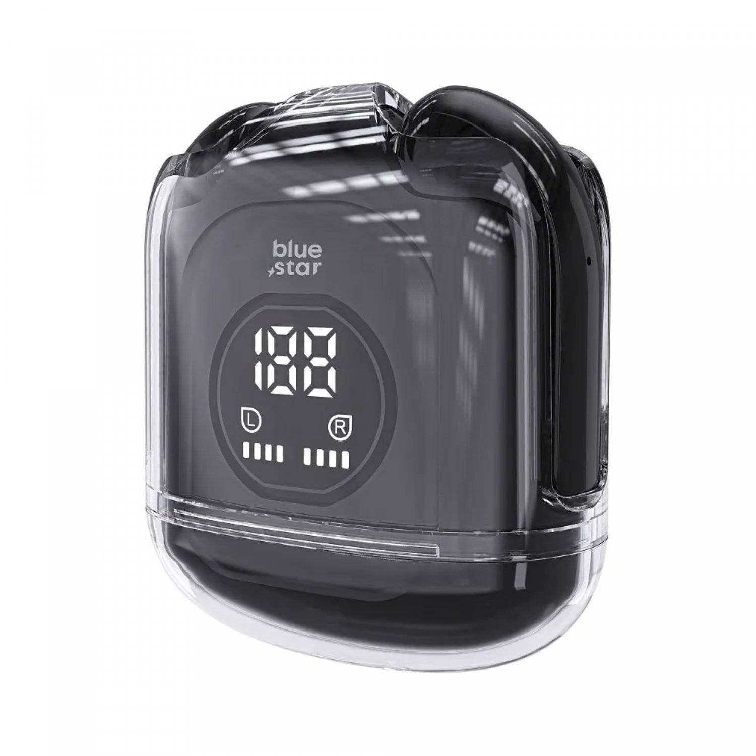 Kabellose Kopfhörer TWS Transparency Fi22 Bluetooth In-Ear-Kopfhörer 350mAh Schwarz