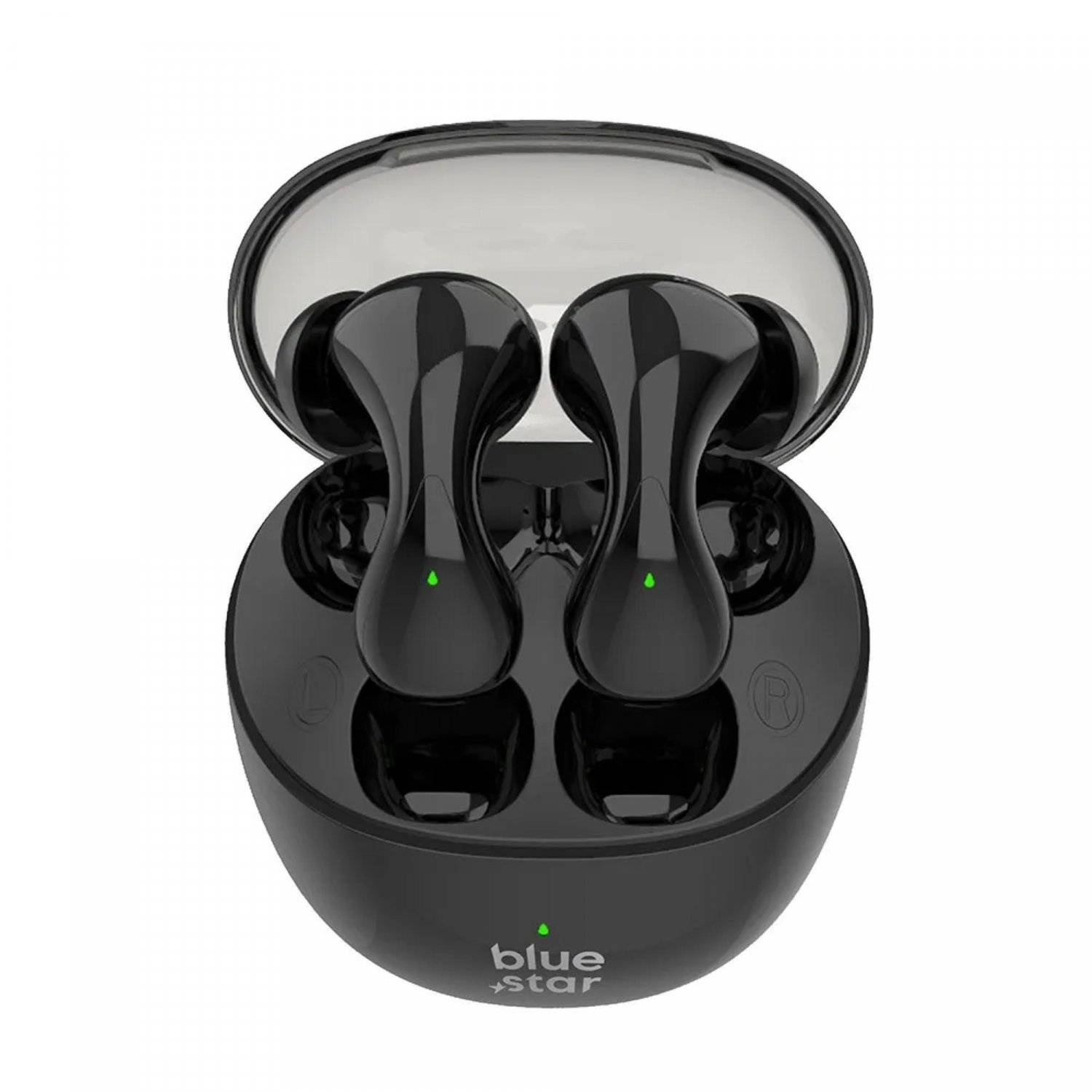 Bluetooth Kopfhörer 200mAh Bluetooth 5.4 Wasserdicht In-Ear-Kopfhörer in Schwarz