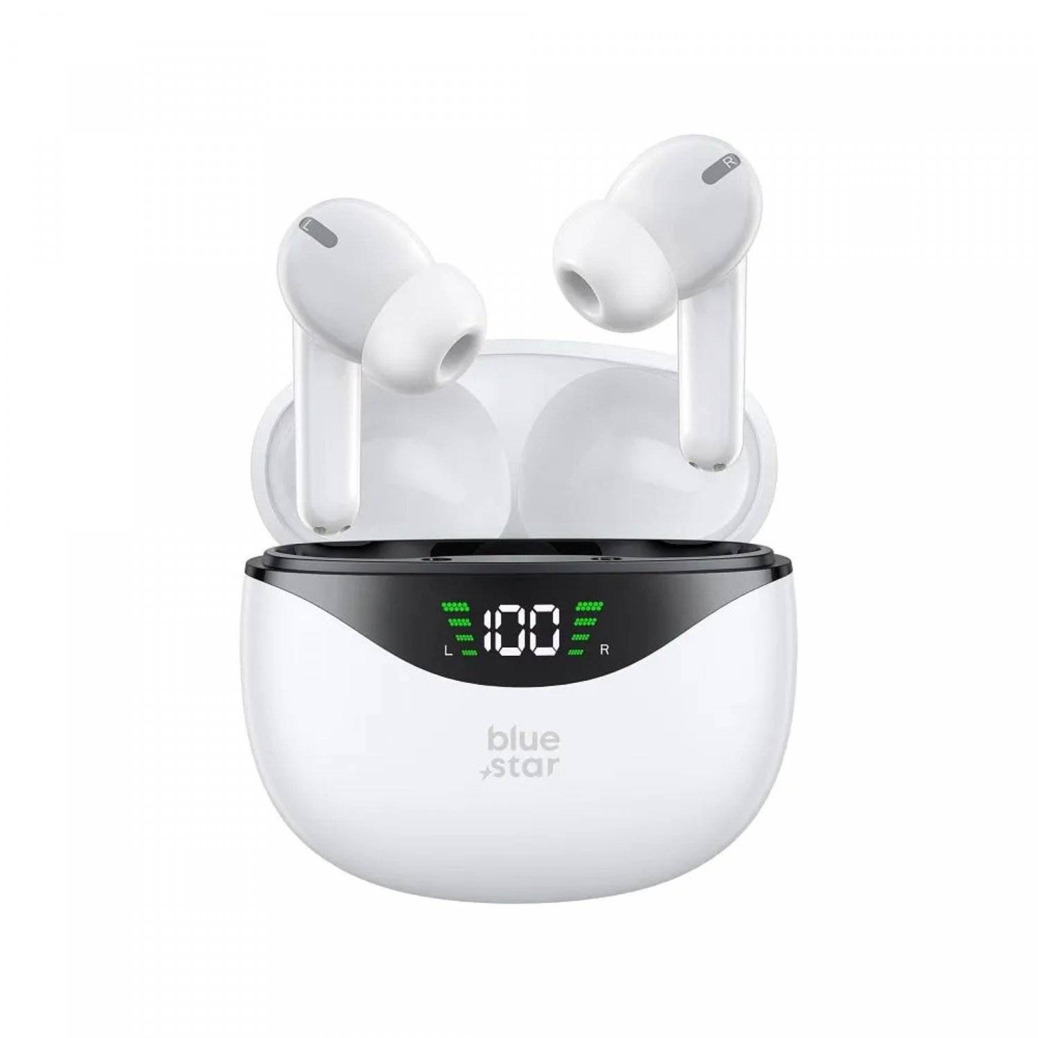 In-Ear-Kopfhörer Bluetooth 5.4 Bluetooth Kopfhörer Wasserdicht 230mAh T60 Weiß