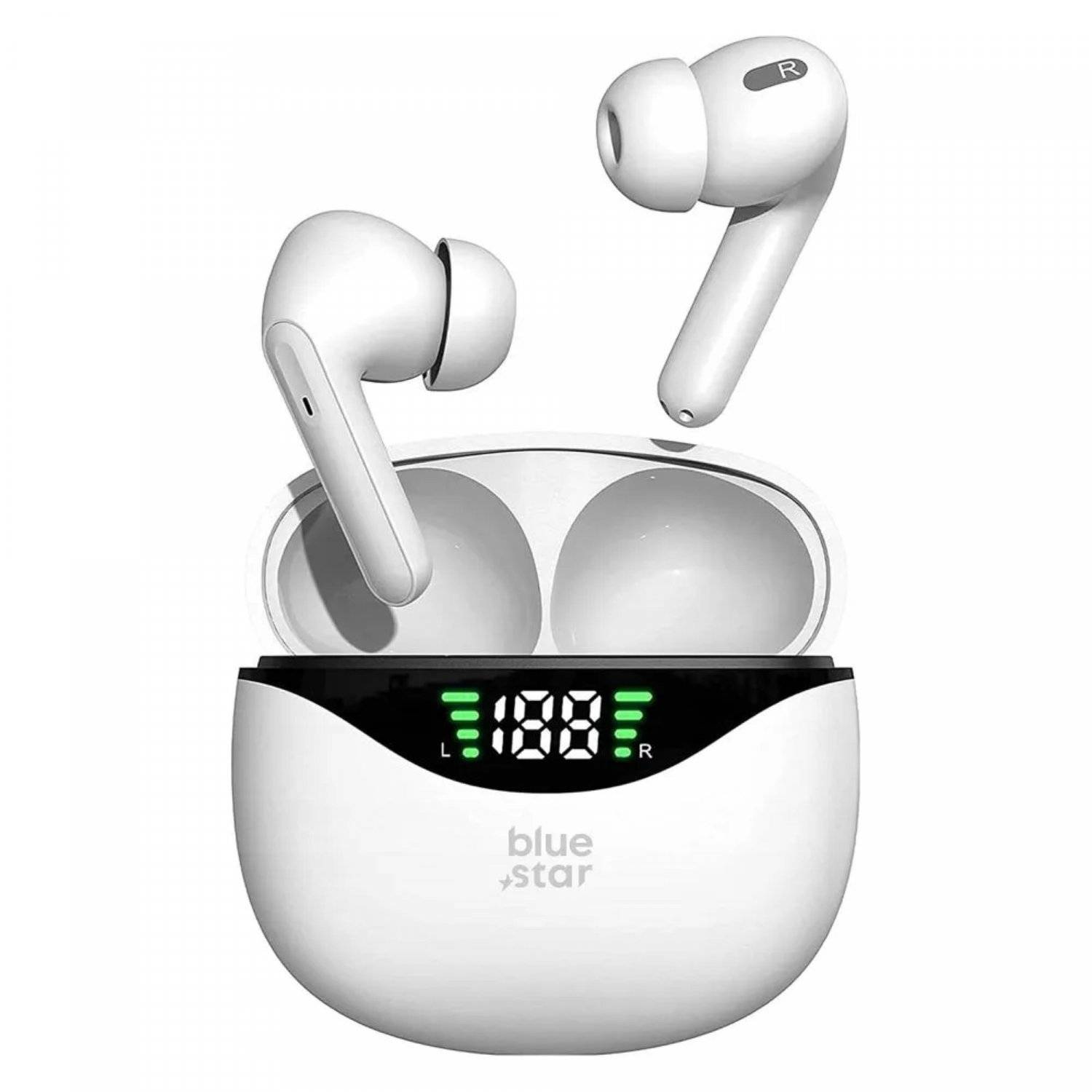 In-Ear-Kopfhörer Bluetooth 5.4 Bluetooth Kopfhörer Wasserdicht 230mAh T60 Weiß