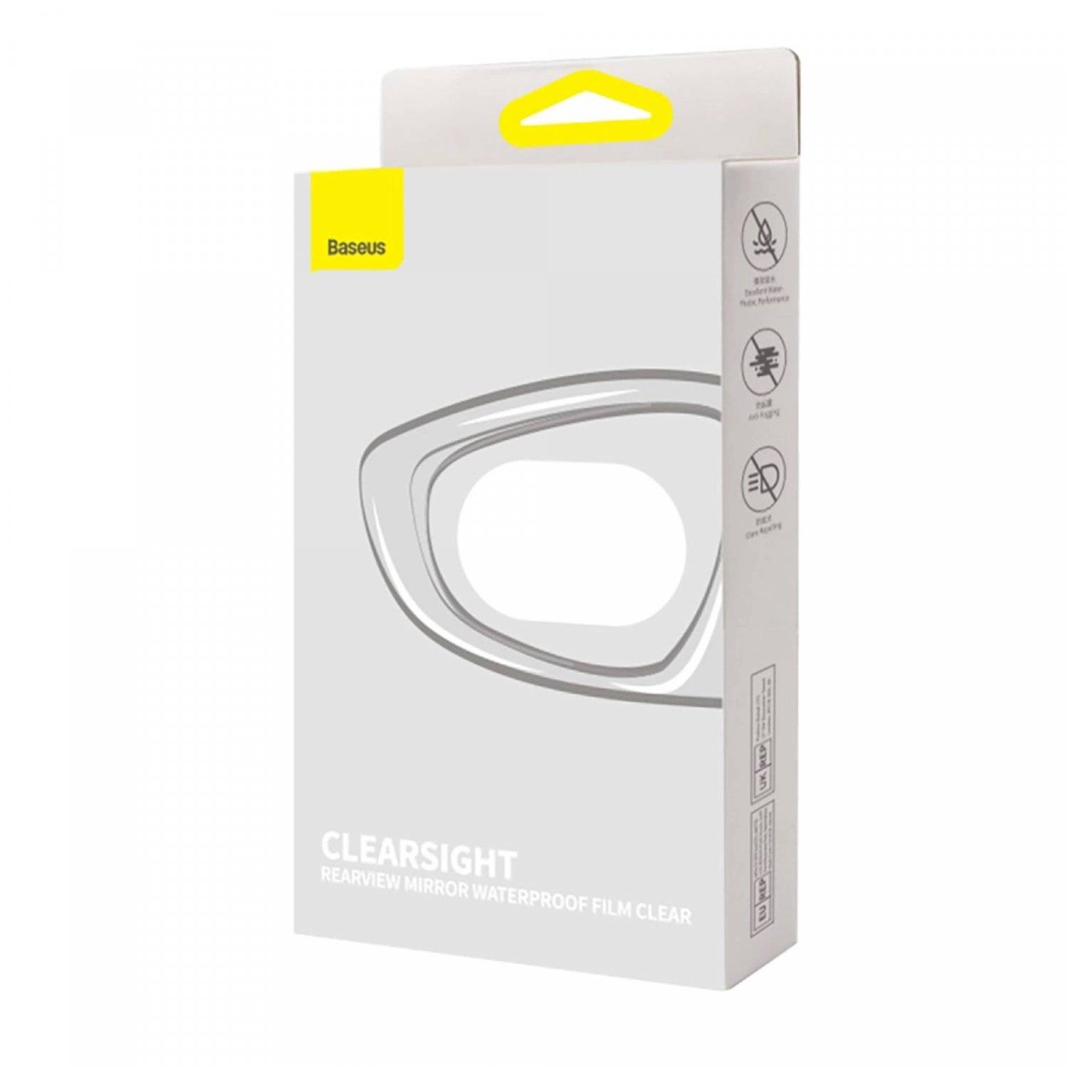 Wasserdichte ClearSight-Folie für Autoseitenspiegel (2 Stk.) hydrophobe Nanobeschichtung