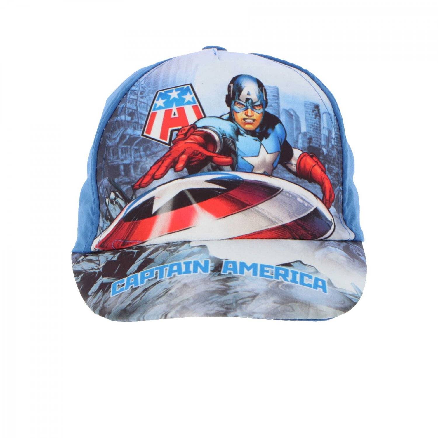 Avengers Kinderkappe Cap Kopfbedeckung Stilvoller Sonnenschutz für Kinder Blau