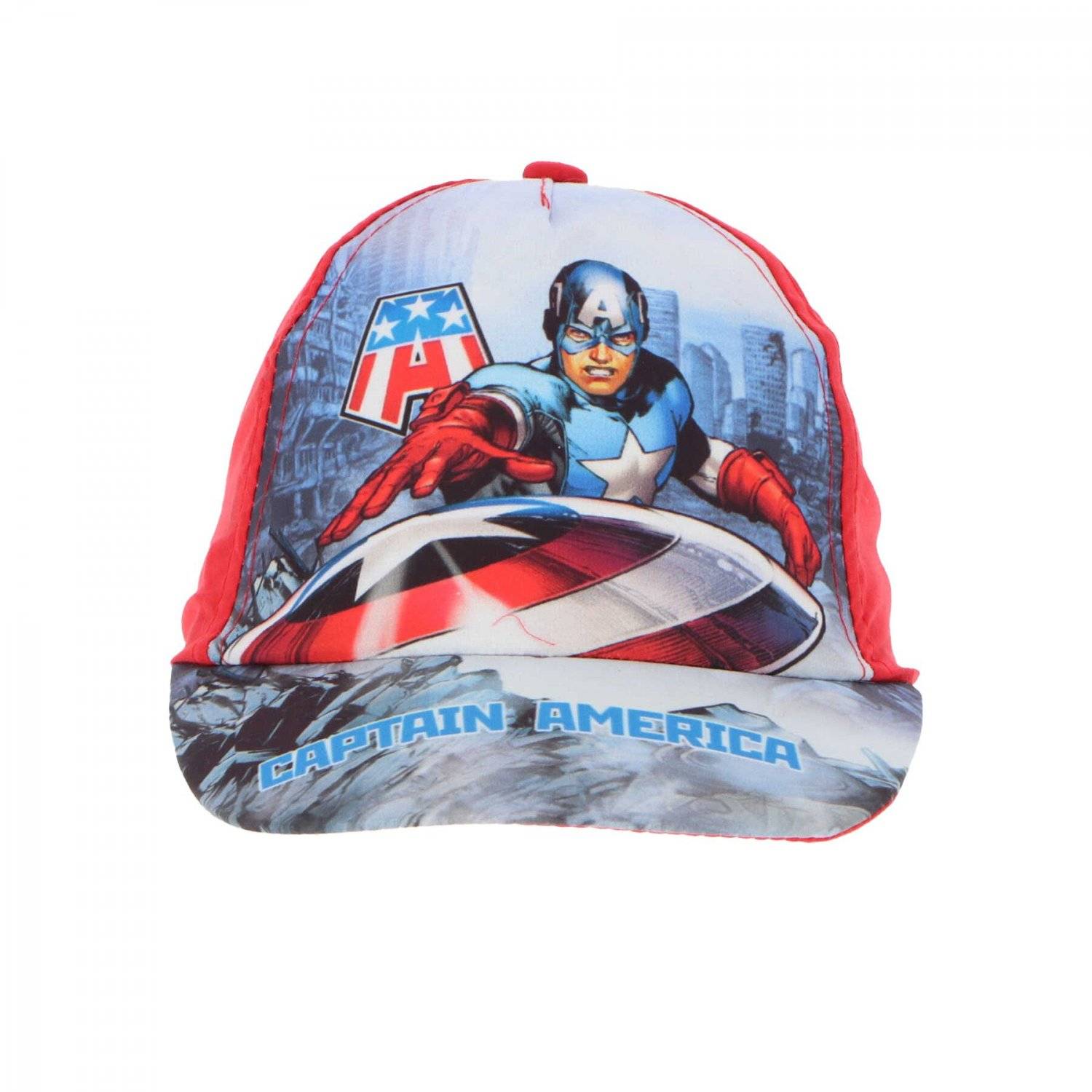 Avengers Kinderkappe Cap Kopfbedeckung Stilvoller Sonnenschutz für Kinder rot