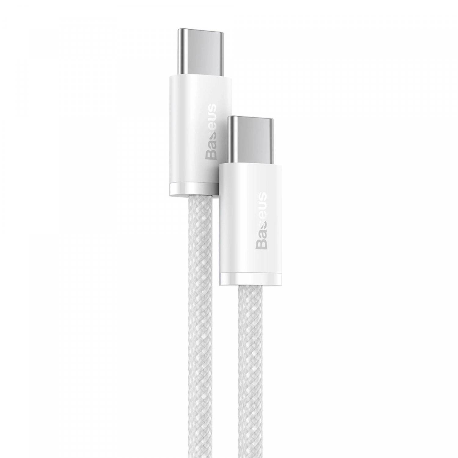 Baseus Dynamic Series Kabel USB-C / USB-C 100W Schnellladekabel in Weiß 1m