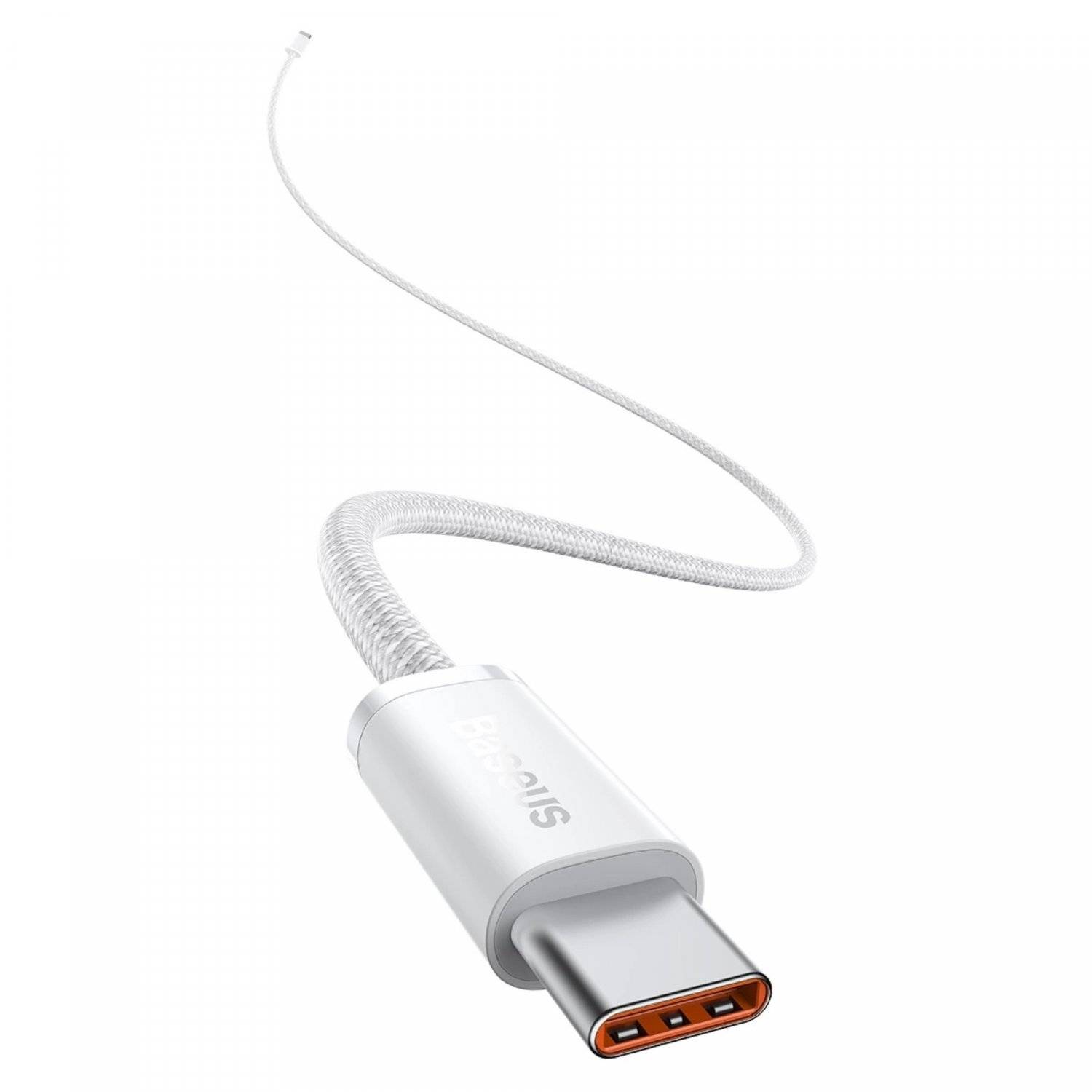 Baseus Dynamic Series Kabel USB-C / USB-C 100W Schnellladekabel in Weiß 1m