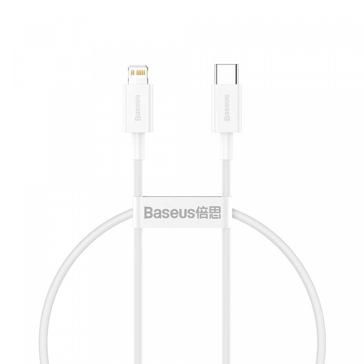 Baseus Superior Series USB-C kompatibel mit iPhone PD 20W 2 m Kabel - Weiß