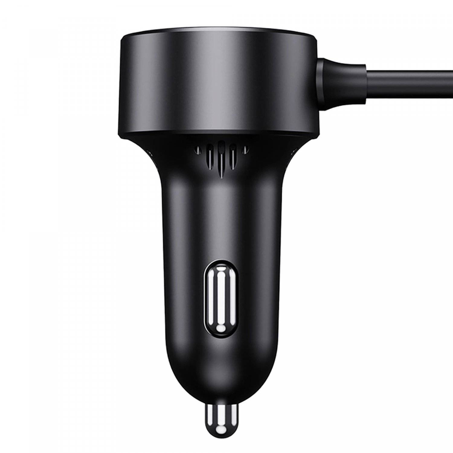 Baseus High Efficiency Pro 2x Zigarettenanzünder-Adapter mit USB-A USB-C 30W Ladegerät – Schwarz