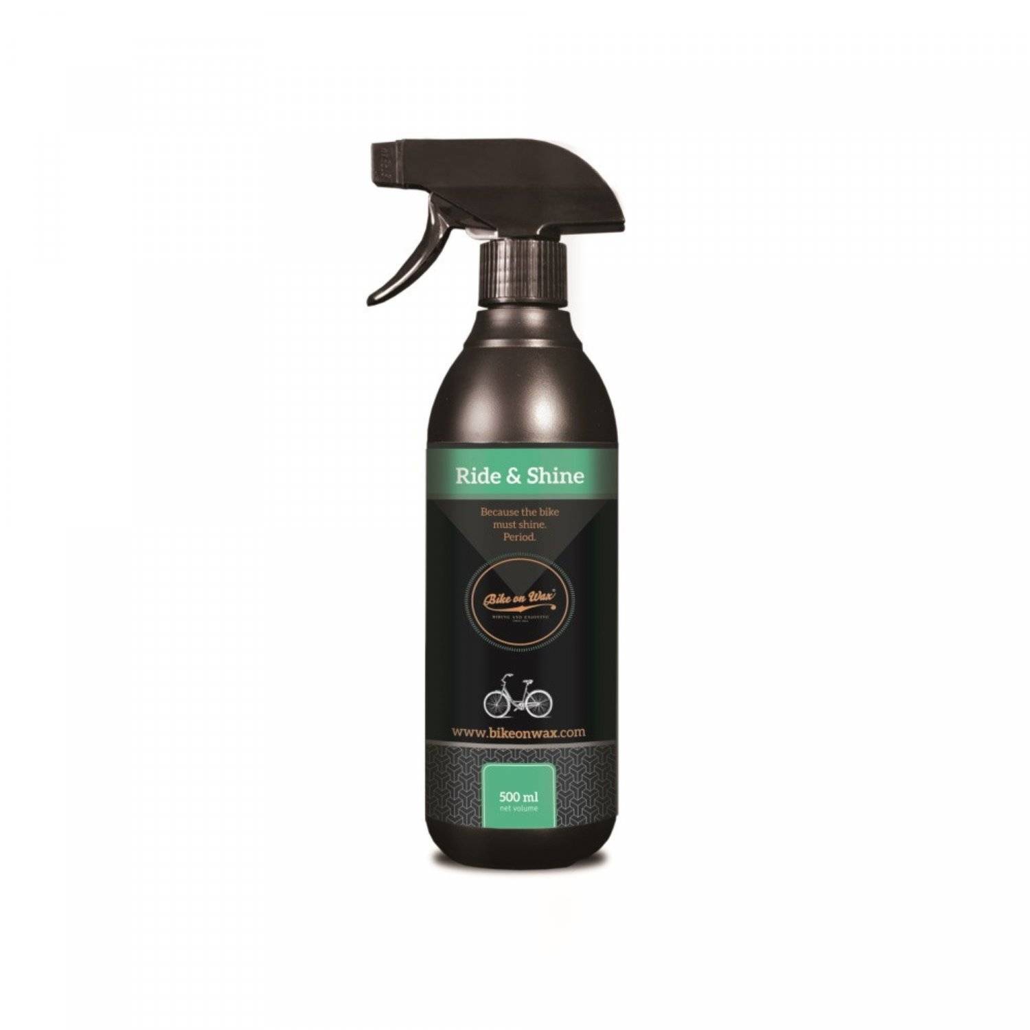 Ride & Shine Poliermittel Schutz und Pflege für Fahrradteile 500 ml Orangenduft
