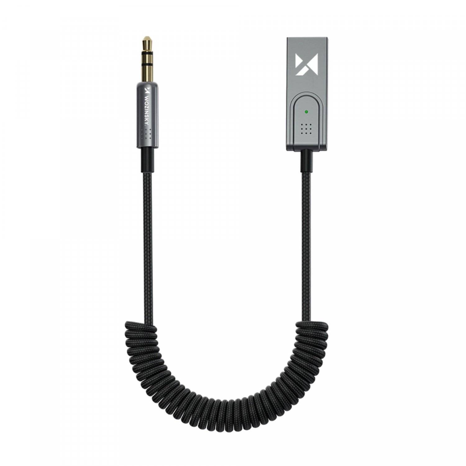 Bluetooth 5.3 Audioadapter / AUX-Audioempfänger in Schwarz 10m Reichweite