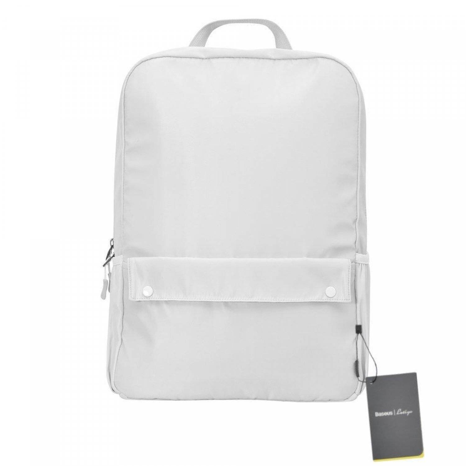 Baseus Basics Series 13 Zoll praktischer und eleganter Computer-Laptop-Rucksack Weiß