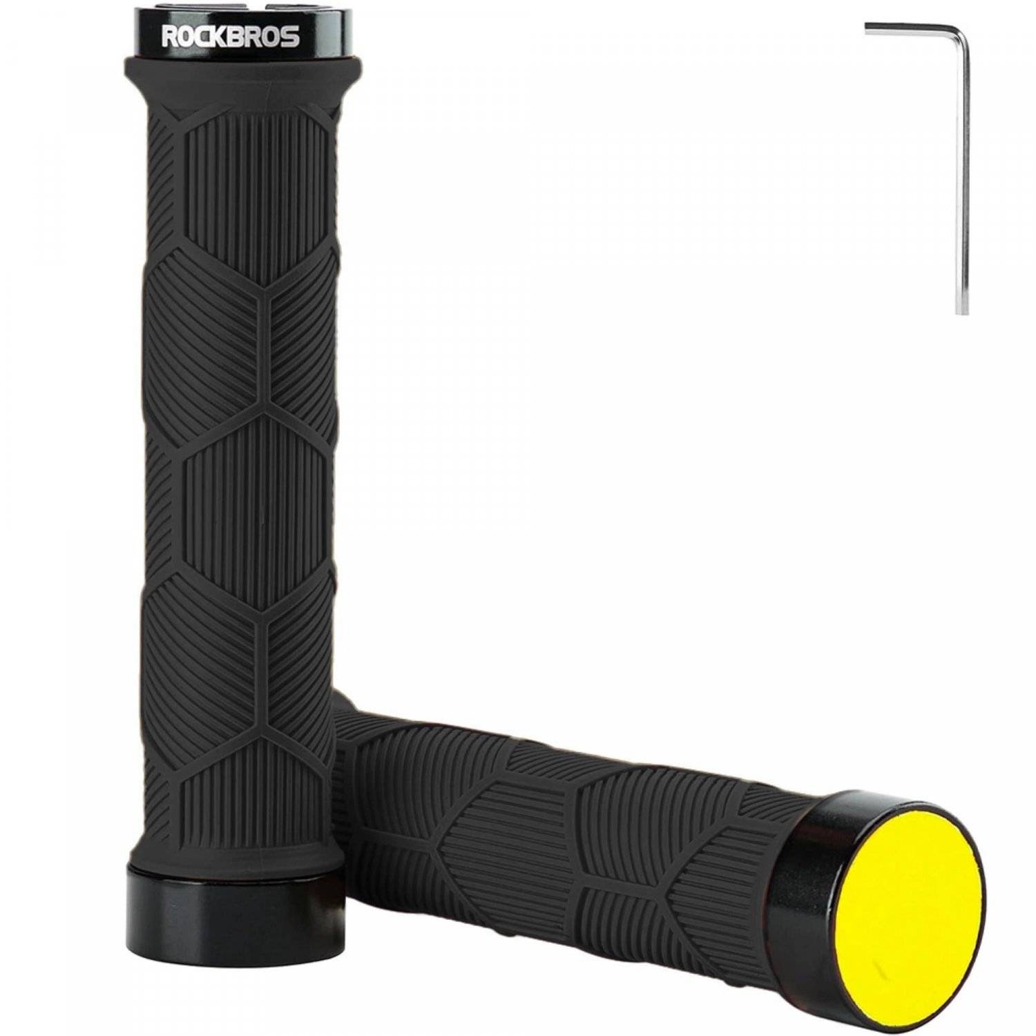 Fahrradgriffe mit Reflektor ergonomische Griffe einfache Montage & sicherer Halt Schwarz