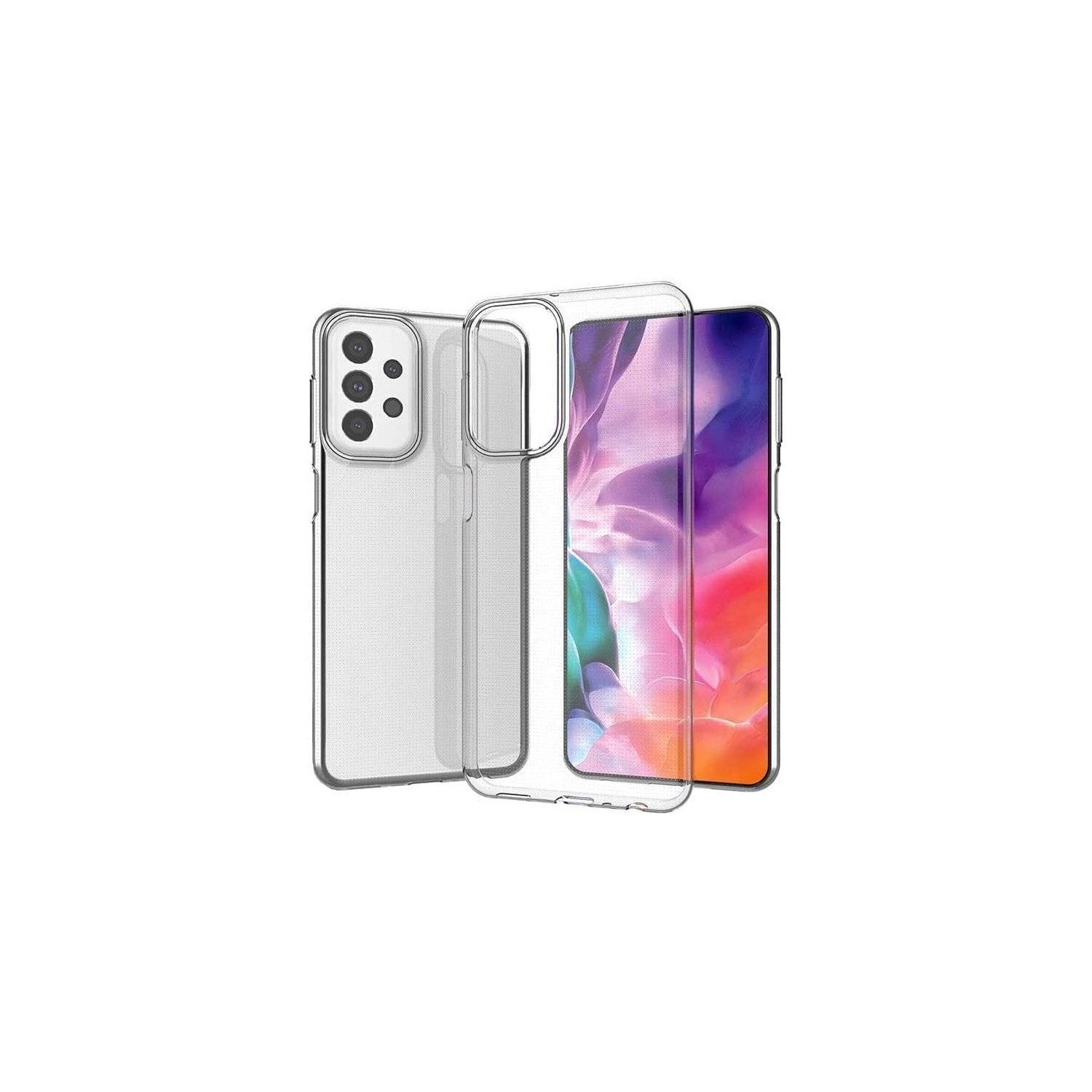 Silikon Hülle Basic kompatibel mit Xiaomi Redmi 12 4G Case TPU Soft Handy Cover Schutz Transparent