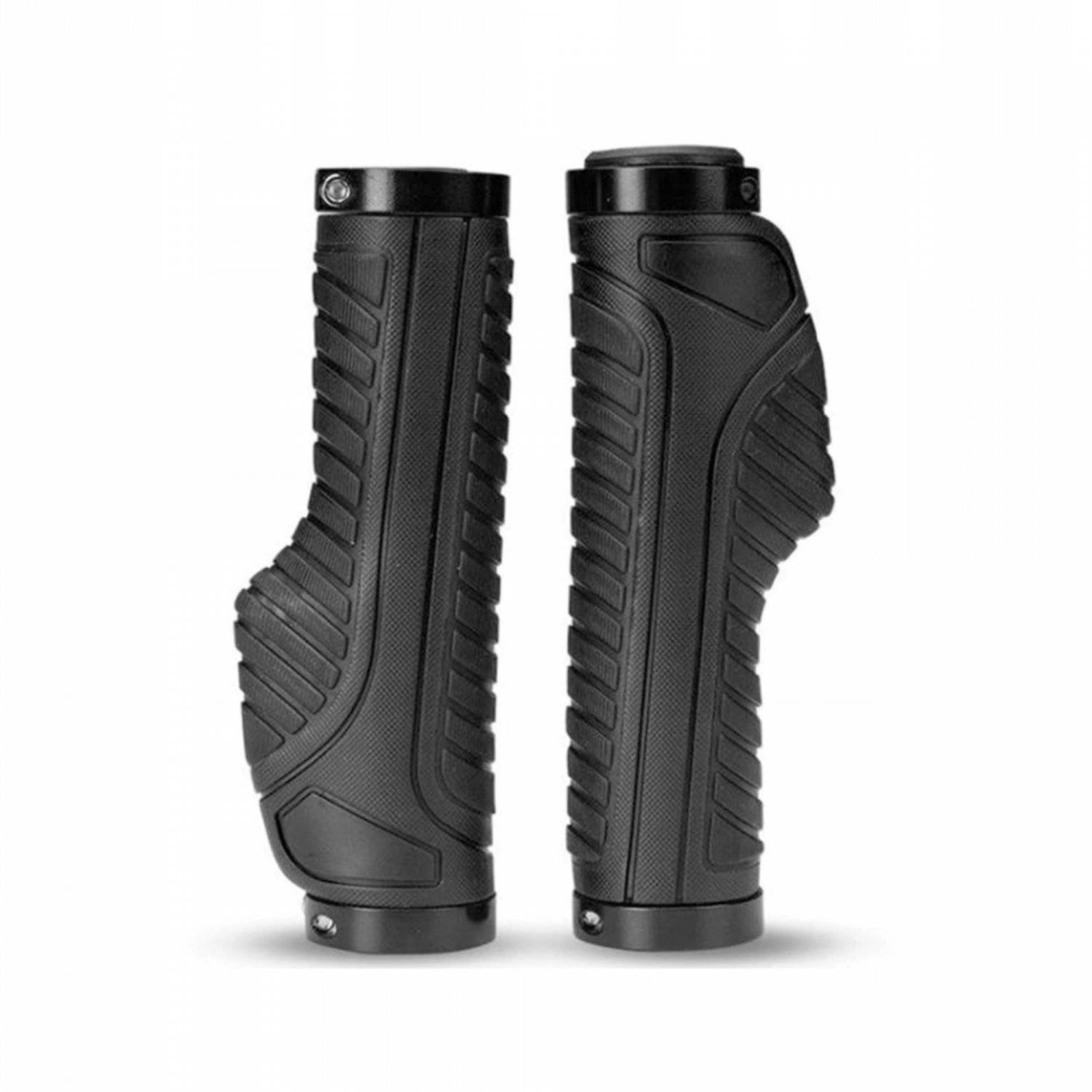 Fahrradgriffe ergonomisch geformte Griffe geeigent für die meisten Fahrräder Schwarz