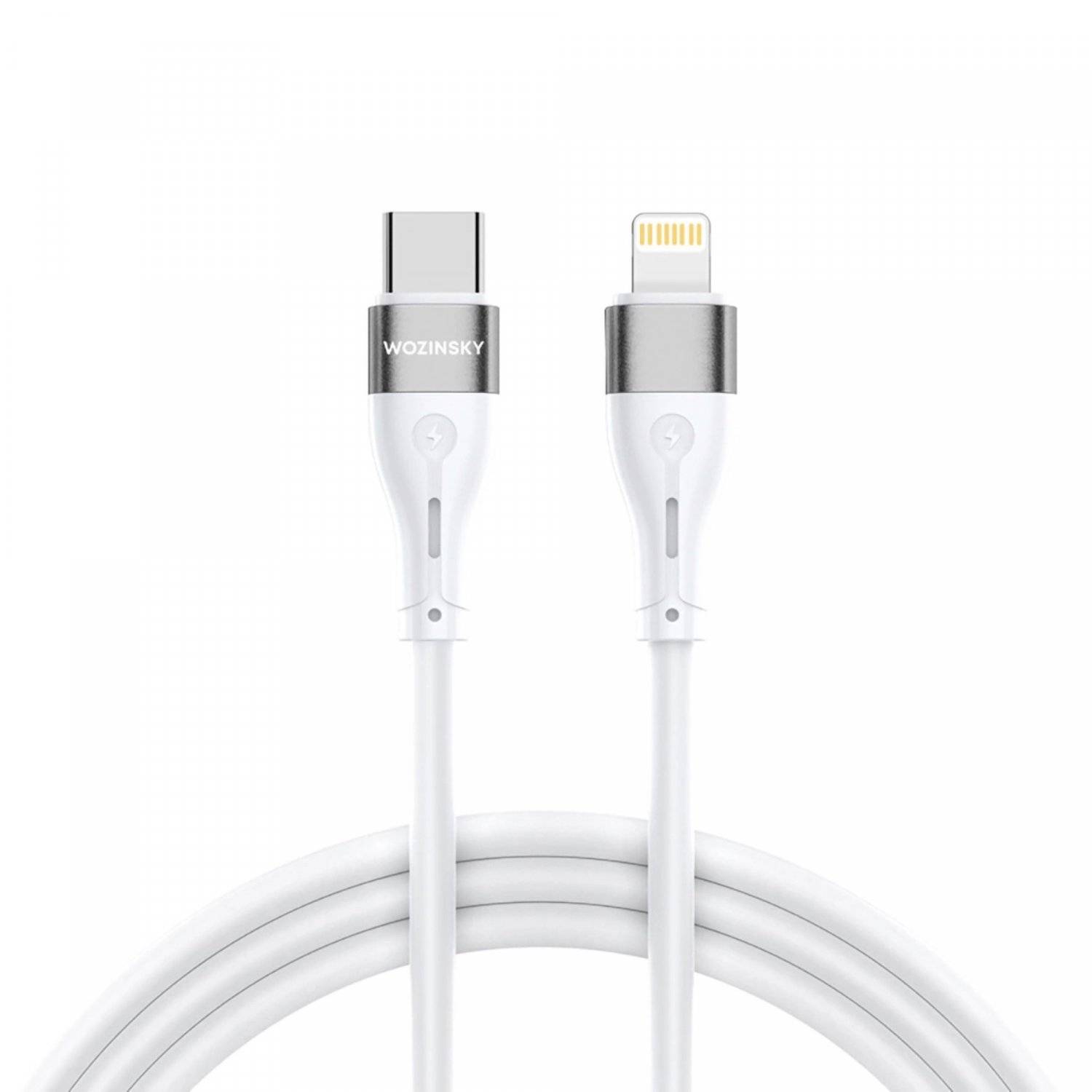 Ladekabel 27W Schnellladekabel in Weiß 1m USB-C kompatibel mit iPhone Datenkabel