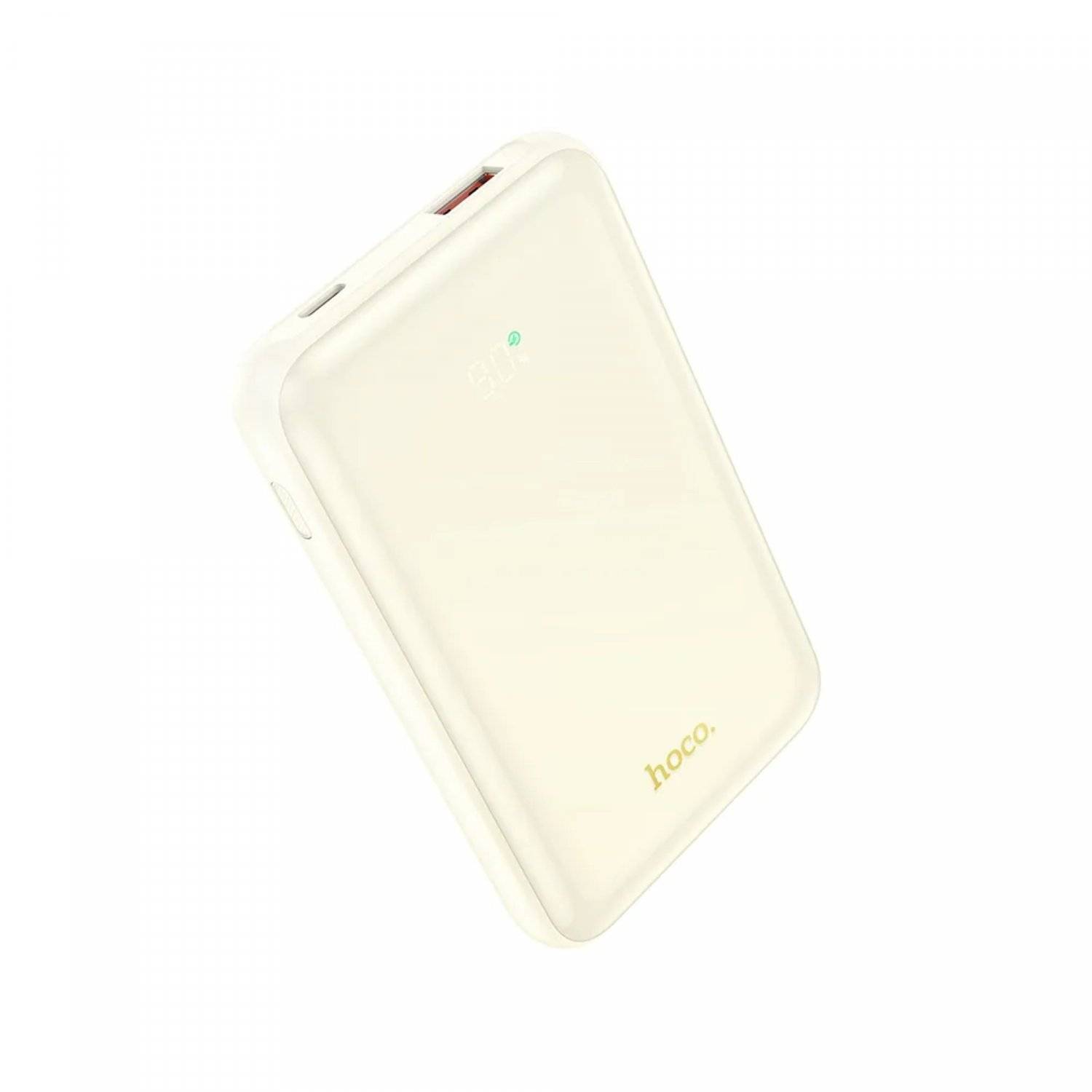 Powerbank 10 000 mAh PD QC3.0 3A 22.5W Q21 in Weiß 1x USB-A, 1x USB-C