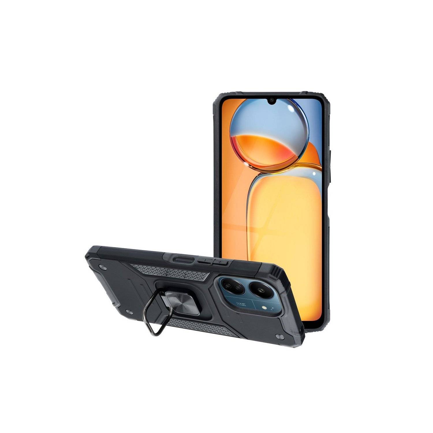 NITRO Handyhülle kompatibel mit XIAOMI Redmi 13C / POCO C65 schwarz
