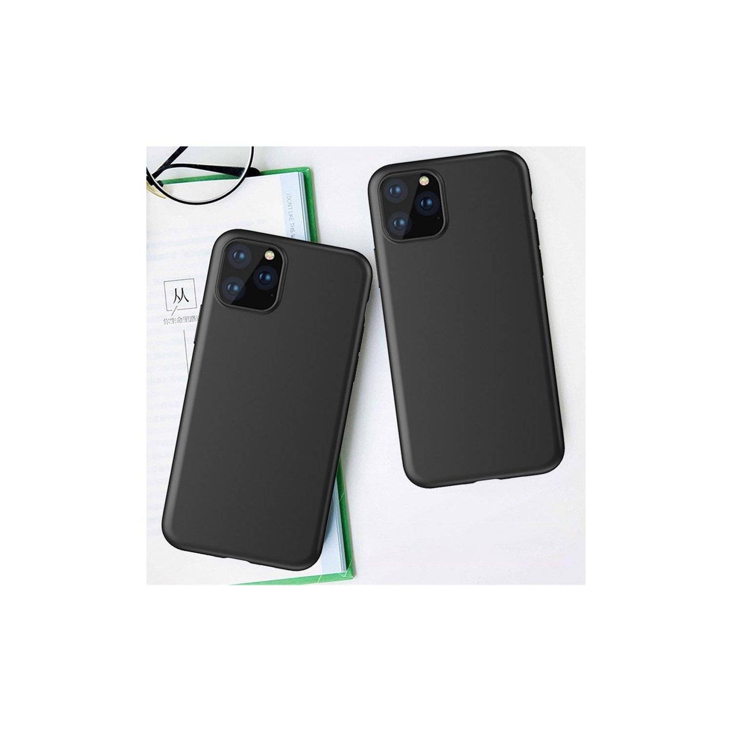 Soft Case Hülle kompatibel mit Samsung Galaxy M15 5G dünne Silikonhülle schwarz