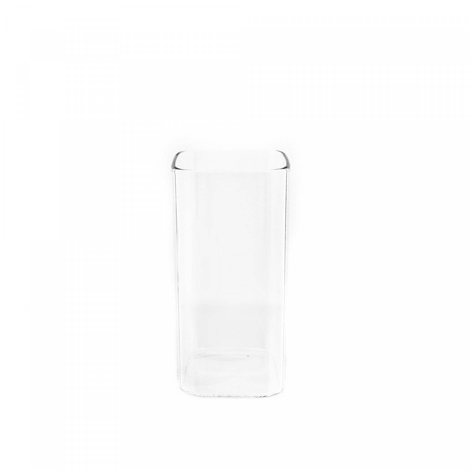 6er Gläser-Set 350 ml Longdrinkgläser, Cocktailglas, Quadratische Glas, Transparent,