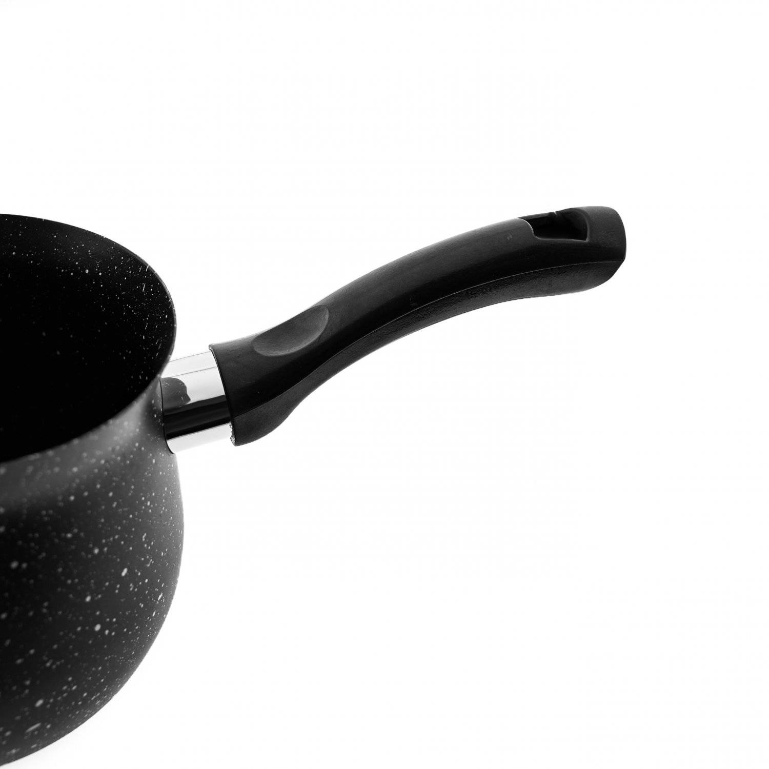 Kaffeekanne, Türkischer Kaffee mit aromatischen Genuss aus Granit in Schwarz 370 ml