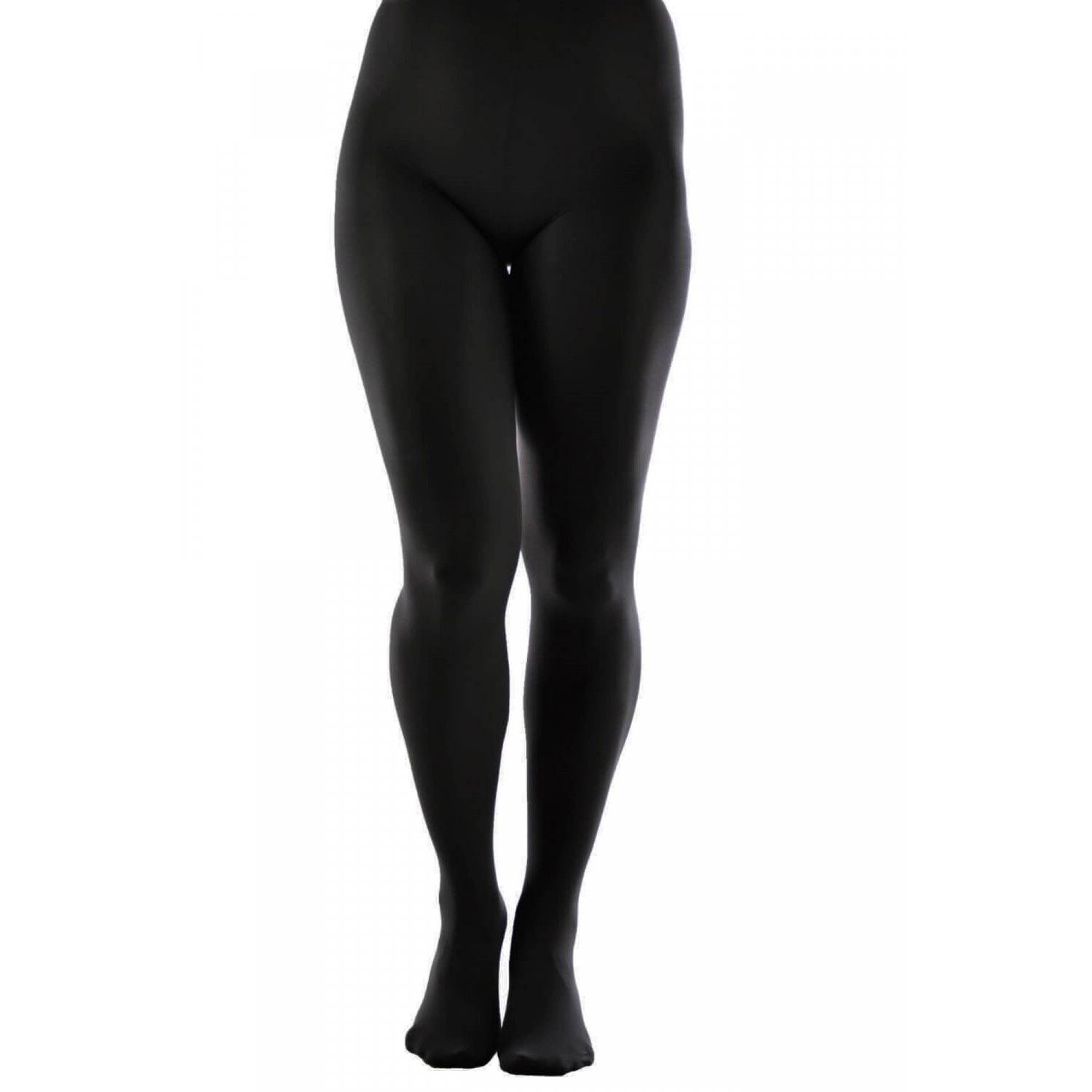 Strumpfhosen 100DEN für Damen blickdichte Strümpfe elastisch und bequem Graphit L