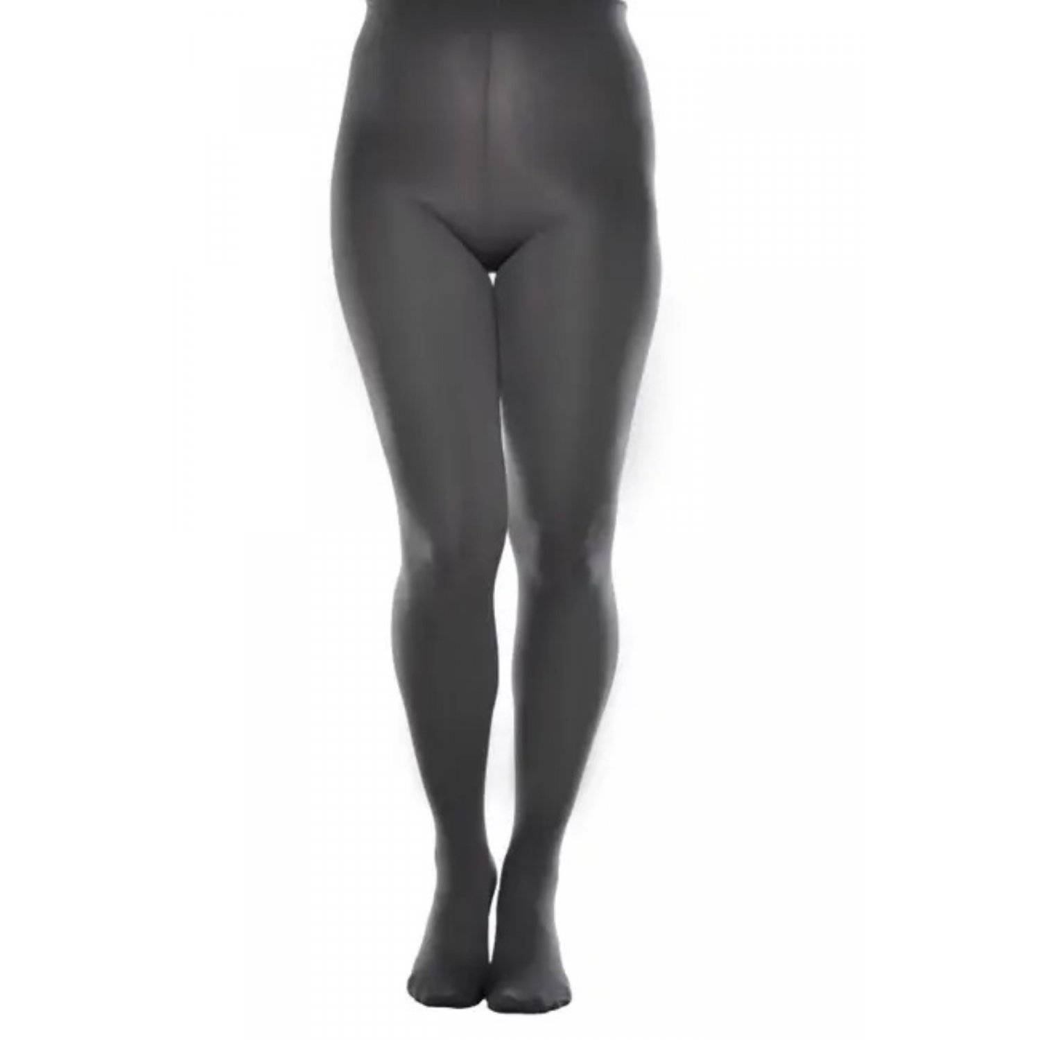 Strumpfhosen 100DEN für Damen blickdichte Strümpfe elastisch und bequem Grau S