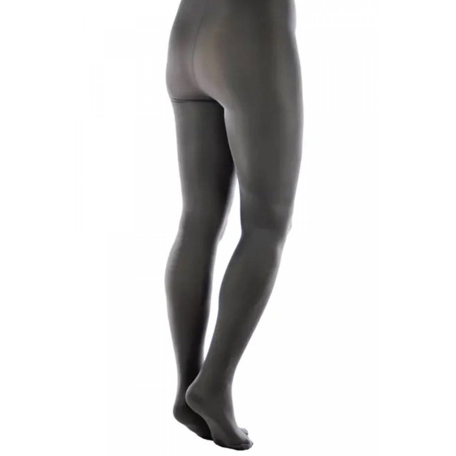 Strumpfhosen 100DEN für Damen blickdichte Strümpfe elastisch und bequem Grau S