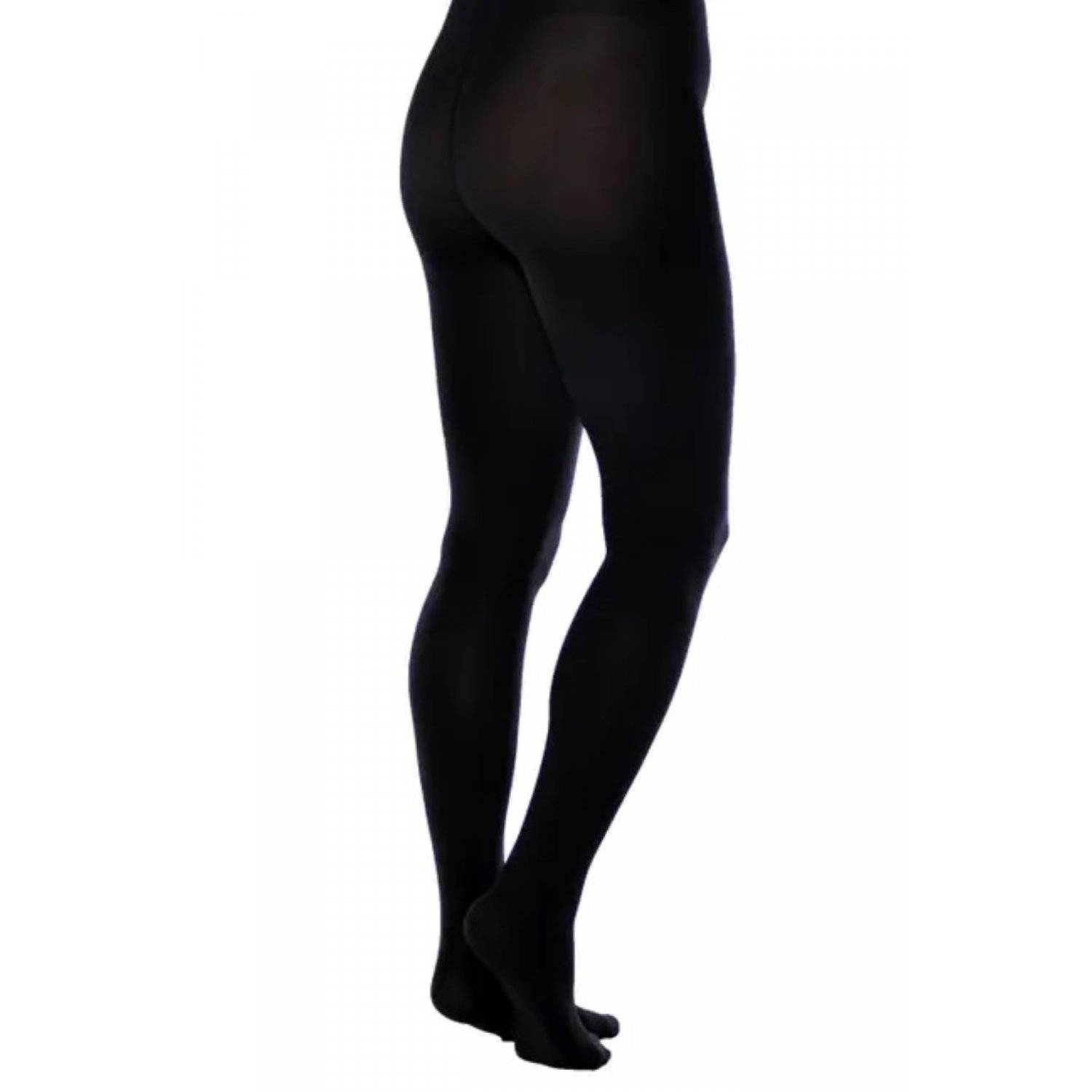 Strumpfhosen 100DEN für Damen blickdichte Strümpfe elastisch und bequem Schwarz L