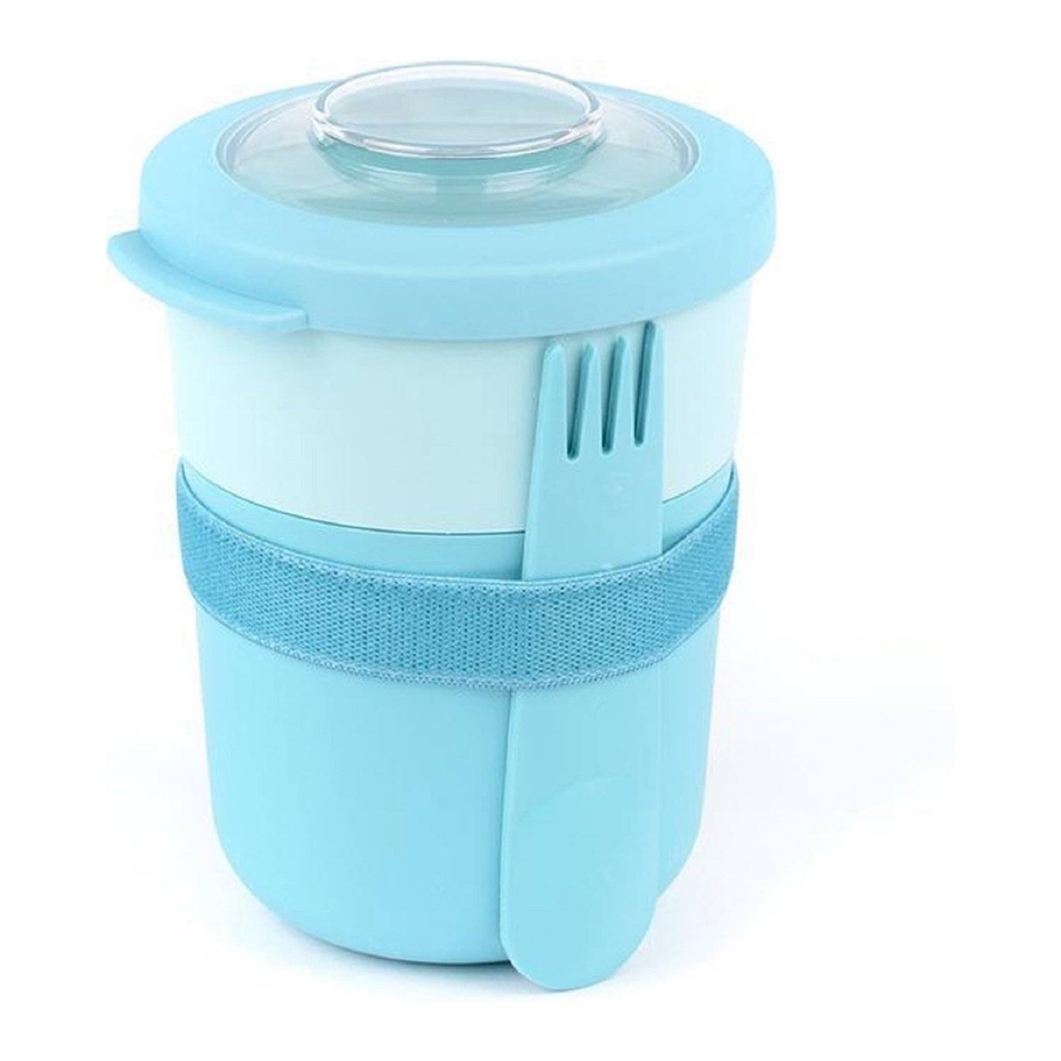 Lunchbox Set mit Snack-Schüsseln 150 und 450 ml mit Spork