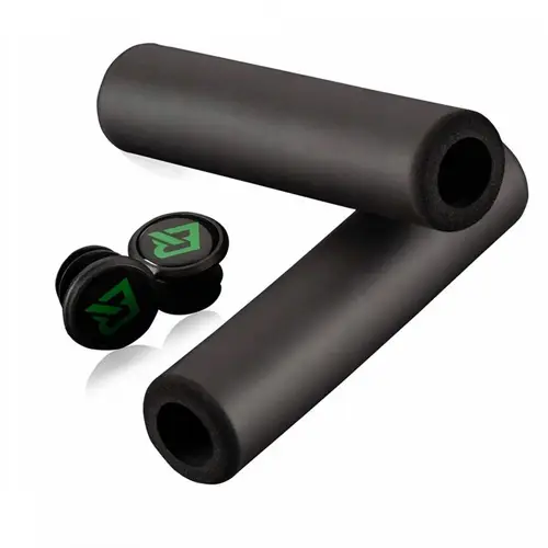 Rockbros Fahrradgriffe aus Silikonschaum 13 cm kompatibel mit allen Fahrrädern Schwarz Rockbros Fahrradgriffe aus Silikonschaum 13 cm kompatibel mit allen Fahrrädern Schwarz