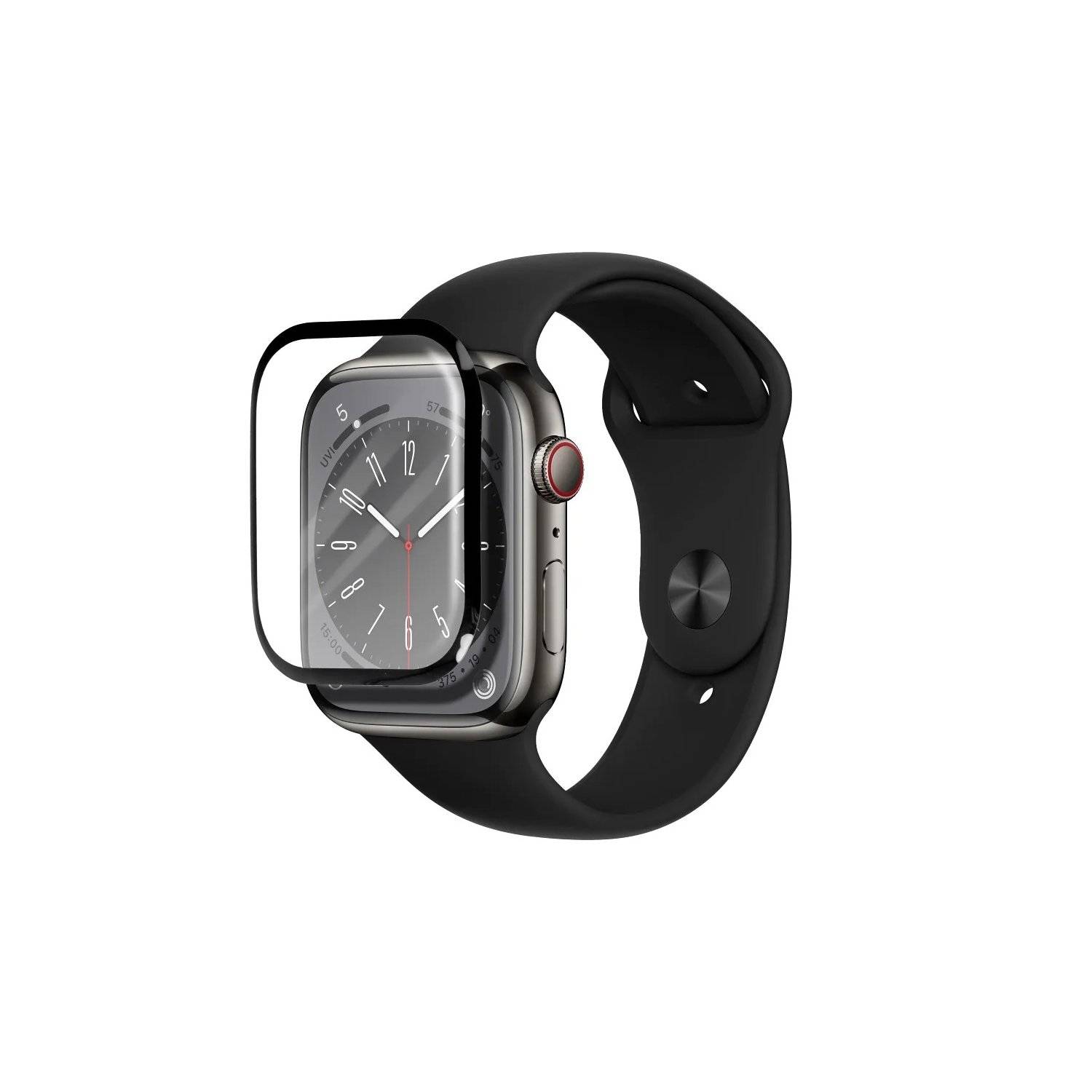 Hybrid Flexible Glas - PET-Folie - geeignet für Watches - Schutzfolie kompatibel mit Watch SE-40mm