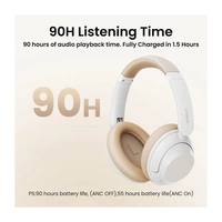 Over- Ear- Kopfhörer - HiTune Max5 kabellose On-Ear-Kopfhörer mit Hybrid-ANC-Rauschunterdrückung Weiß Over- Ear- Kopfhörer - HiTune Max5 kabellose On-Ear-Kopfhörer mit Hybrid-ANC-Rauschunterdrückung Weiß