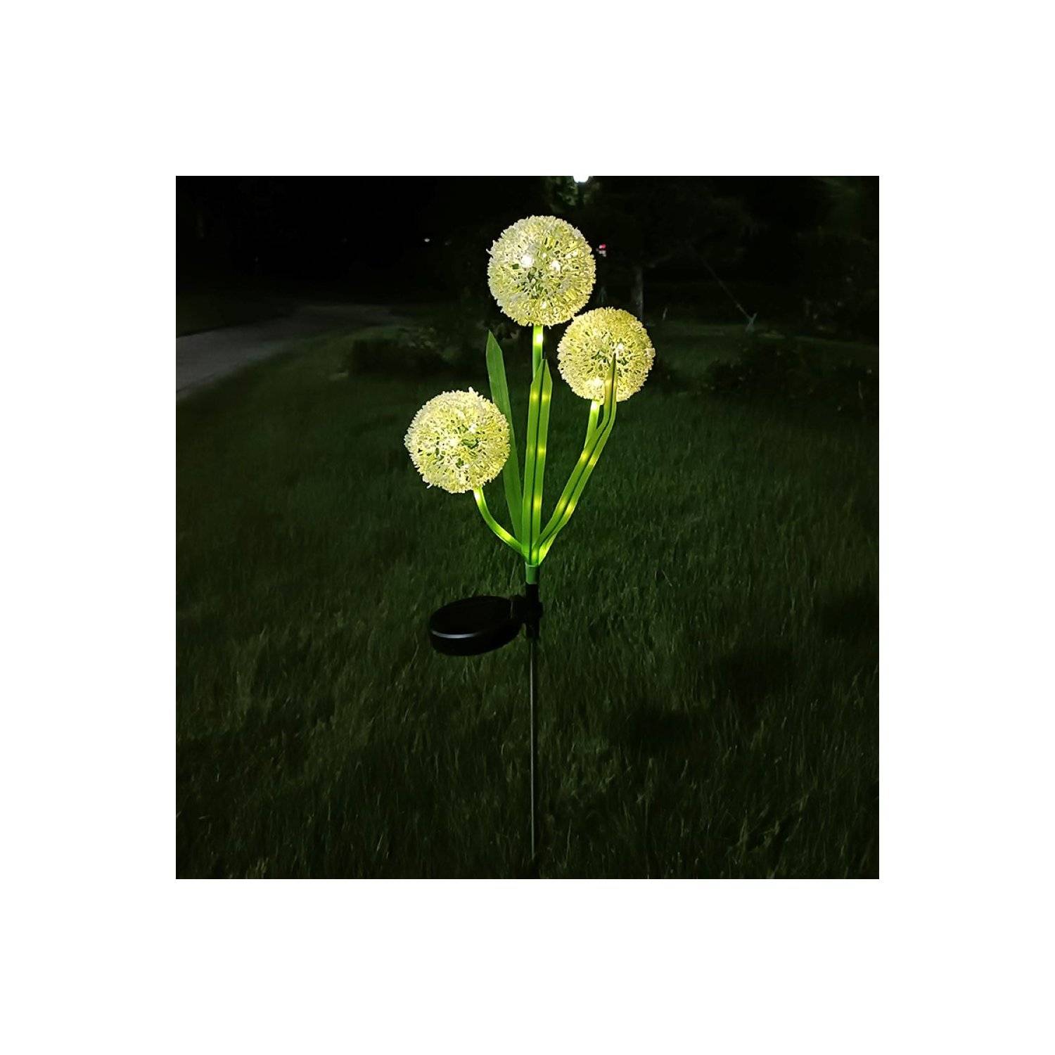 SUNARI Blumen Solarlampe LED FLS-95 Knoblauchblüte 3000K 600mAh Li-Ion Forever Light