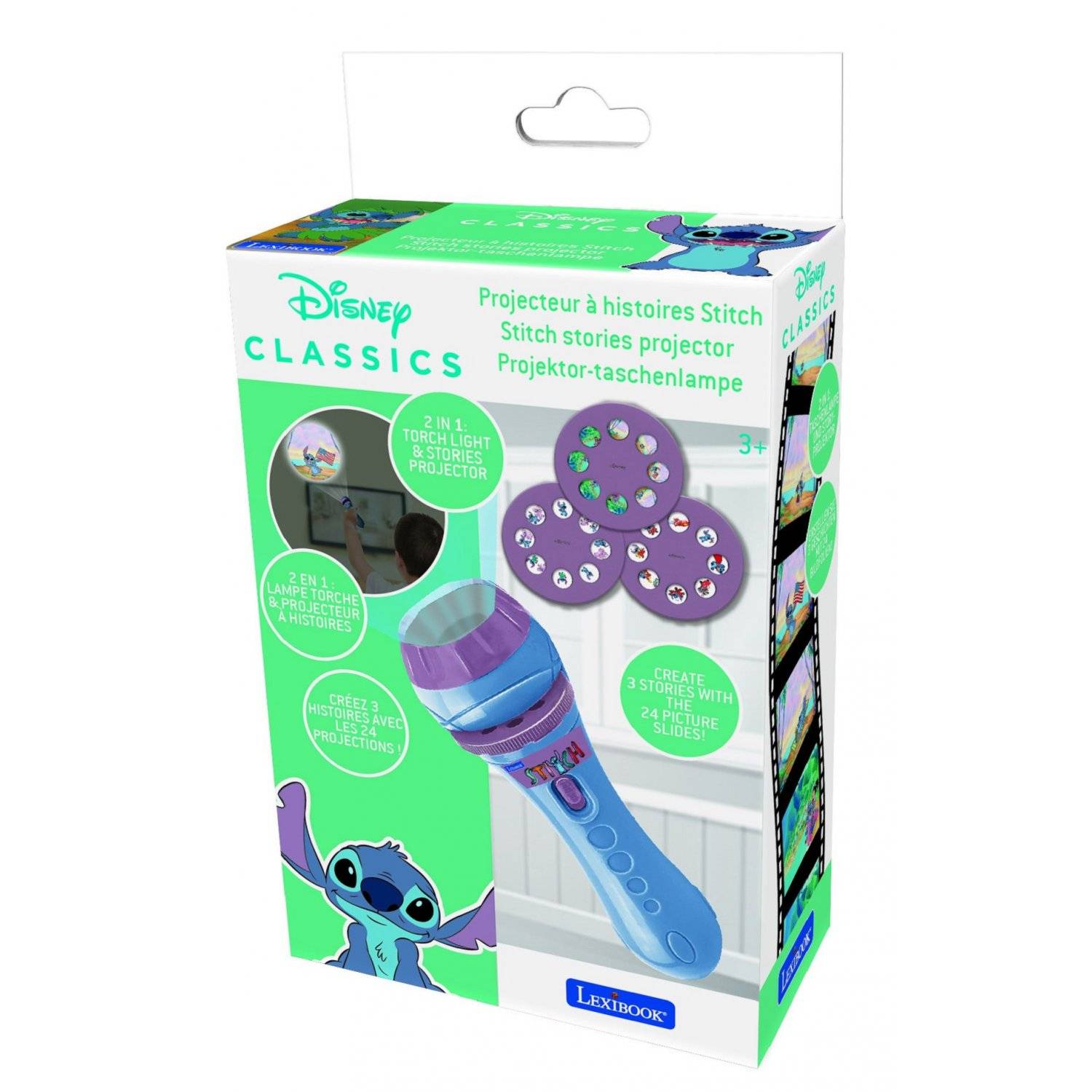 Lilo & Stitch Geschichten Projektor mit Taschenlampe