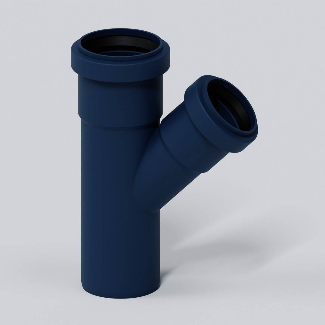 POLOPLAST Abzweig PKEA Polo-Kal NG DN 50/40 45°.