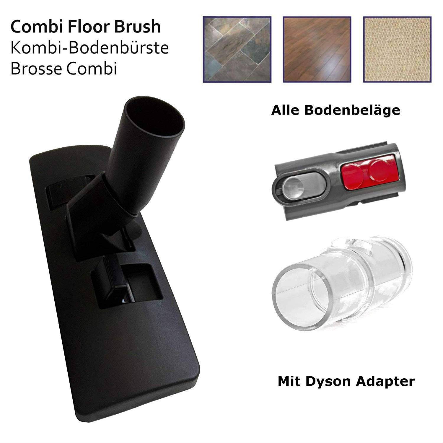 Bodendüse Staubsaugerdüse Staubsaugerersatz Zubehör Ersatzteil für Dyson V7 V8 V10 V11 V15 Staubsauger Zubehör Kombidüse