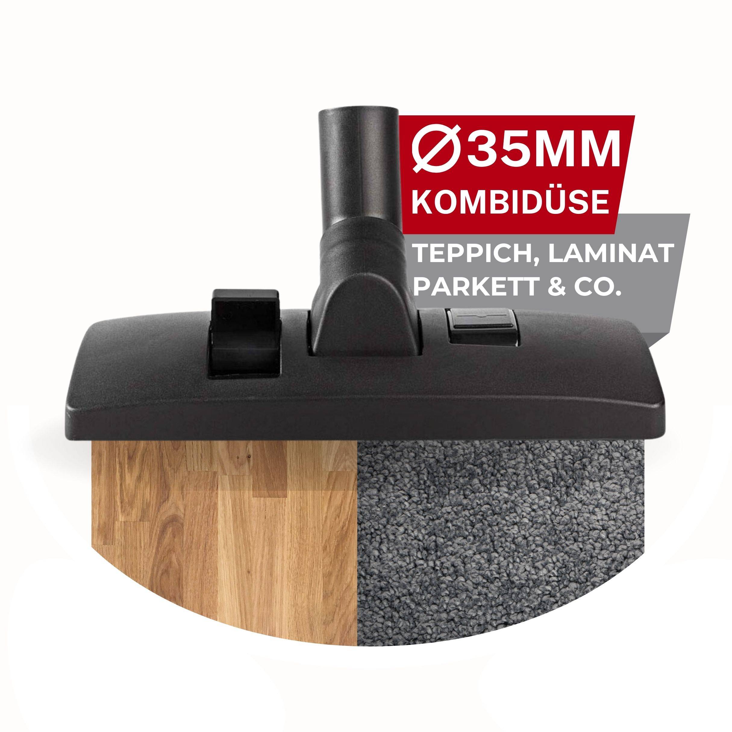 Staubsaugerdüse Düse Ersatzteil Staubsaugerzubehör passend für Lidl Parkside Nass- Trockensauger PNTS 1500 D5 1400 H4 F2 PNTSA