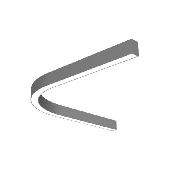 LTS Licht&Leuchten Curved Pendelprofil LKDIP060R05.090OAGsi