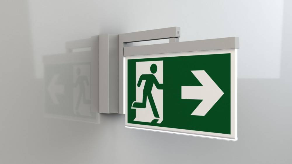 RP-Technik Rettungszeichenleuchte AMWA408WL