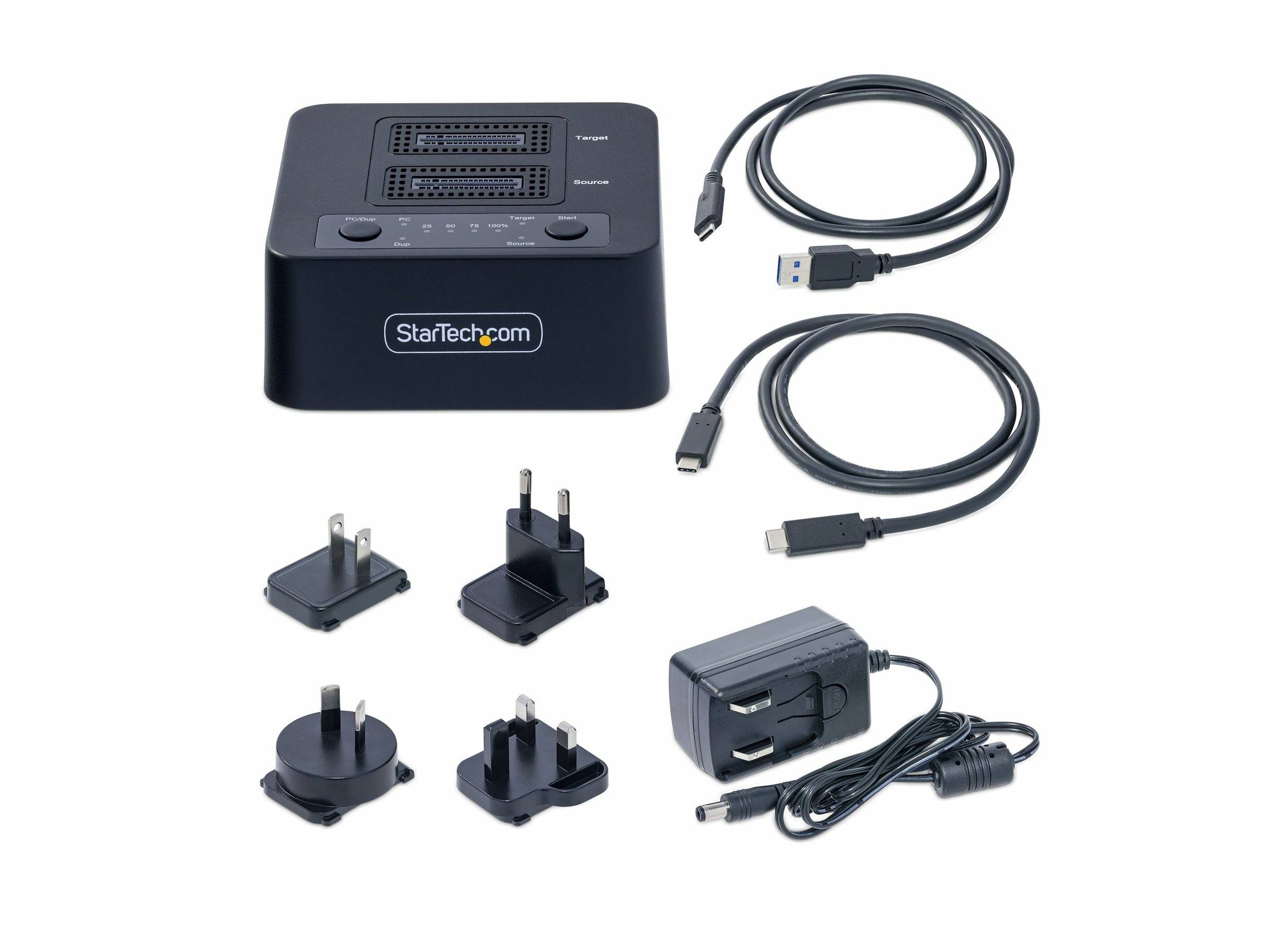 StarTech.com 1:1 Standalone M.2 NVMe Drive Duplicator and Dock - Solid State / Festplattenduplikator - 2 Schächte (PCIe