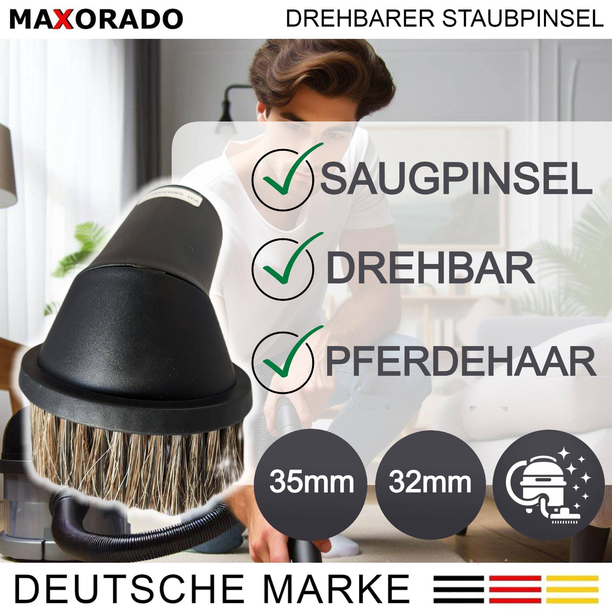 Naturhaar Staubpinsel Saugpinsel für Hilti VC VCU 20 40 U M TDA