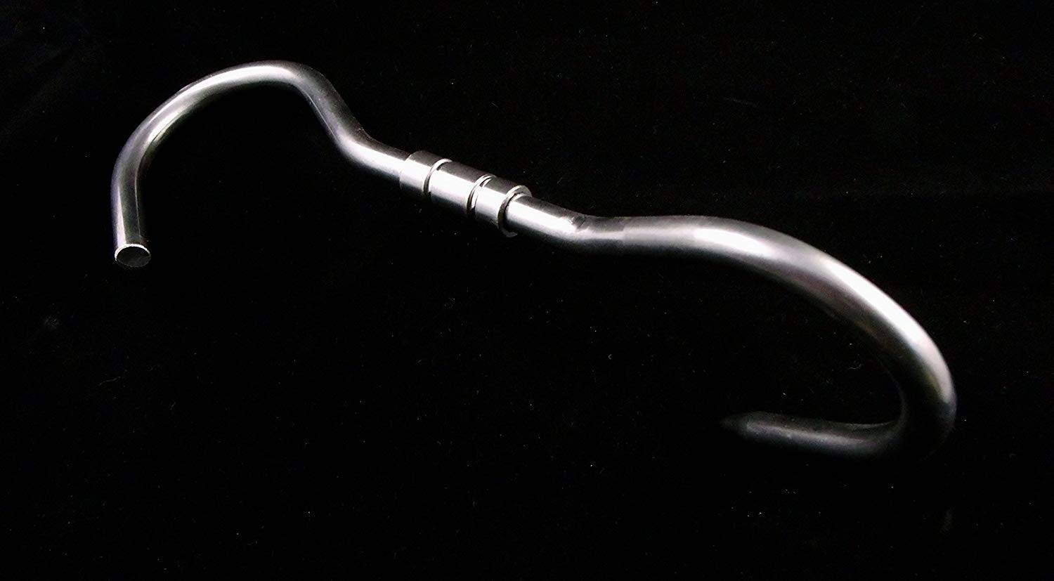 PROFI S-Haken - 1 Stück 260x10mm Drehhaken Edelstahl Dreh Haken Wildhaken Zerwirk-haken Swivel Hook Metall Lackierhaken